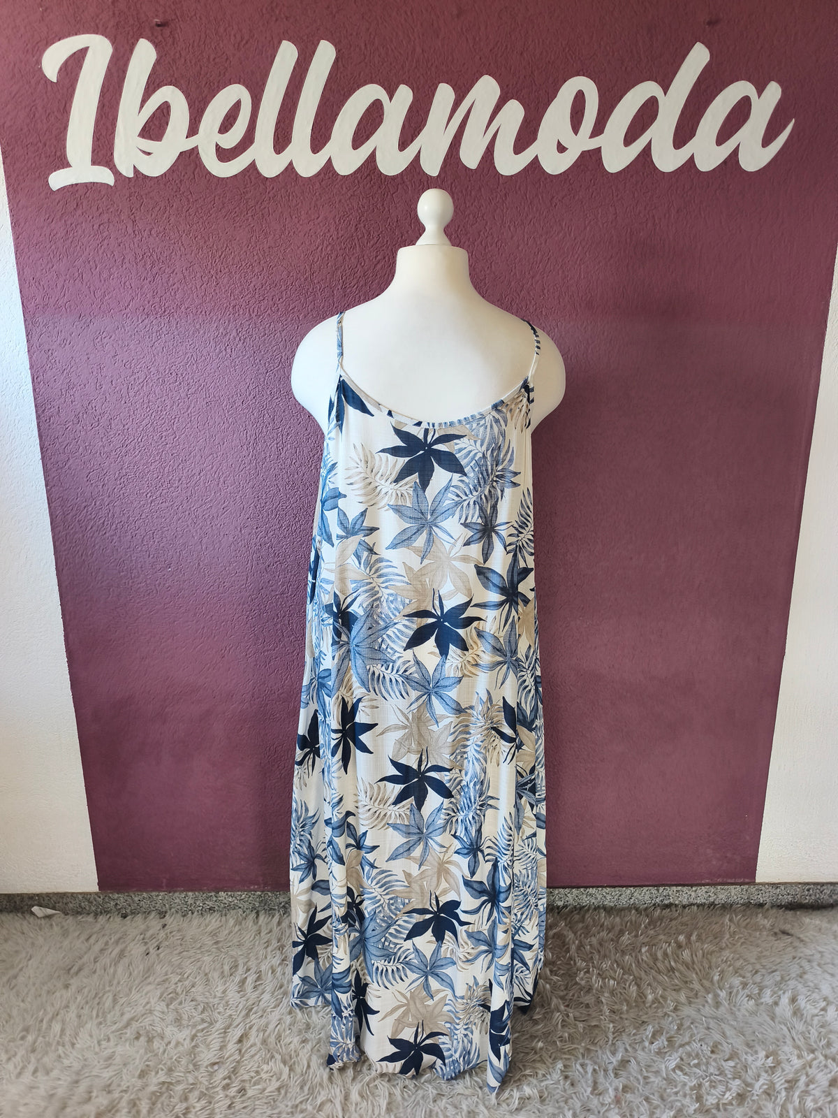 Sommerkleid Maxi Muster 28892