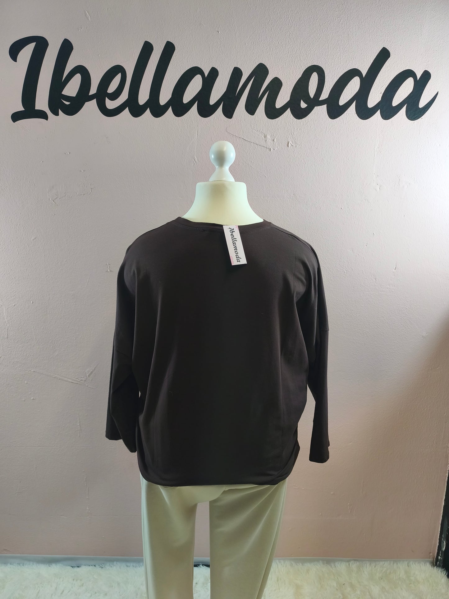 Sweatshirt Strass Katze 230045