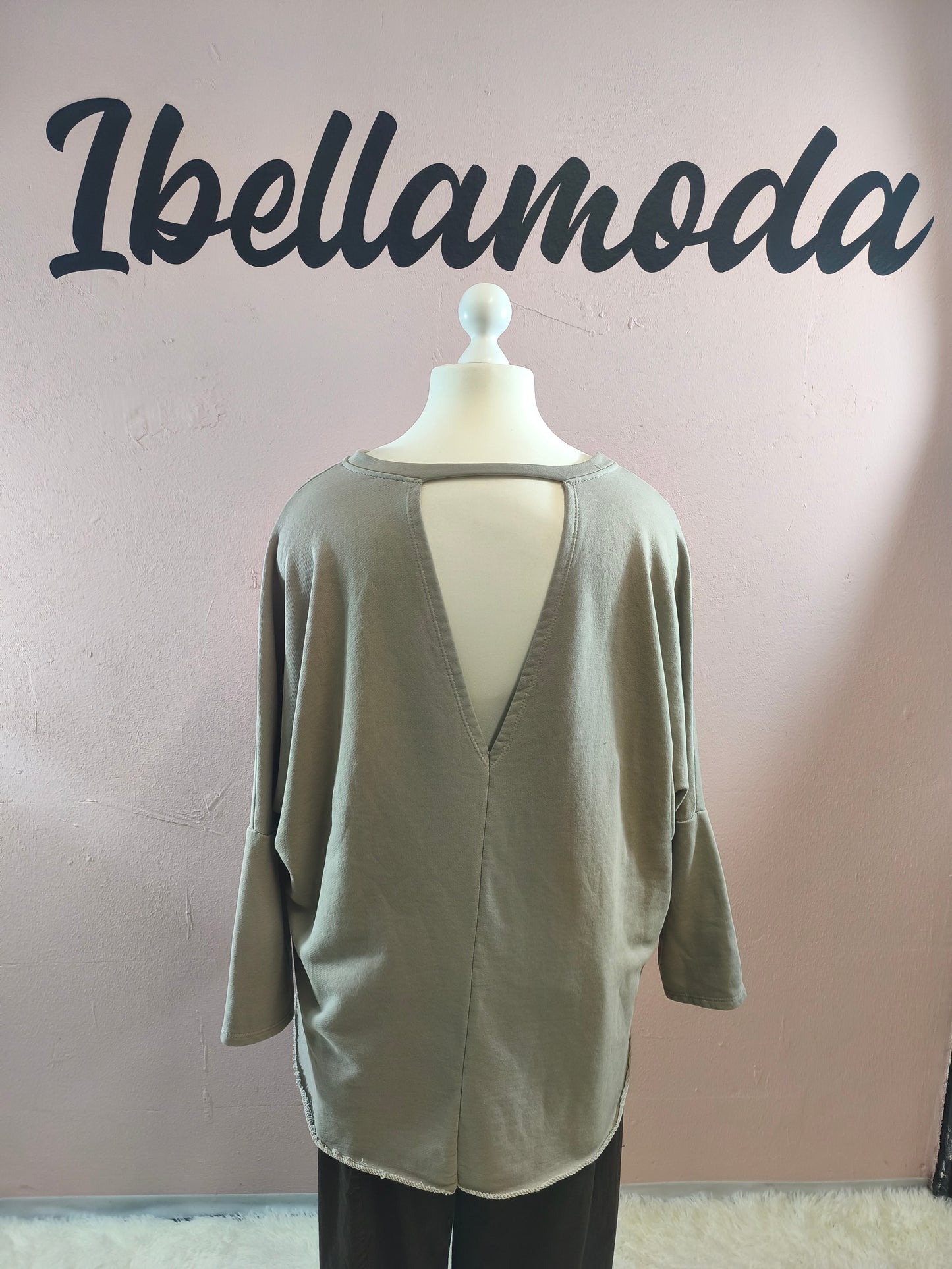 Sweater Mit Rückendekoletté Balance 270631
