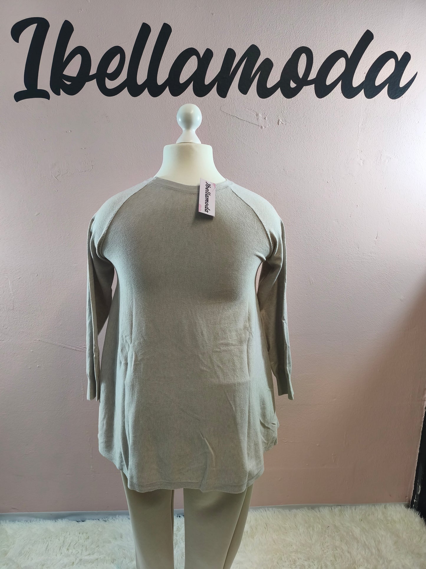 Feinstrick Pullover A-Linie