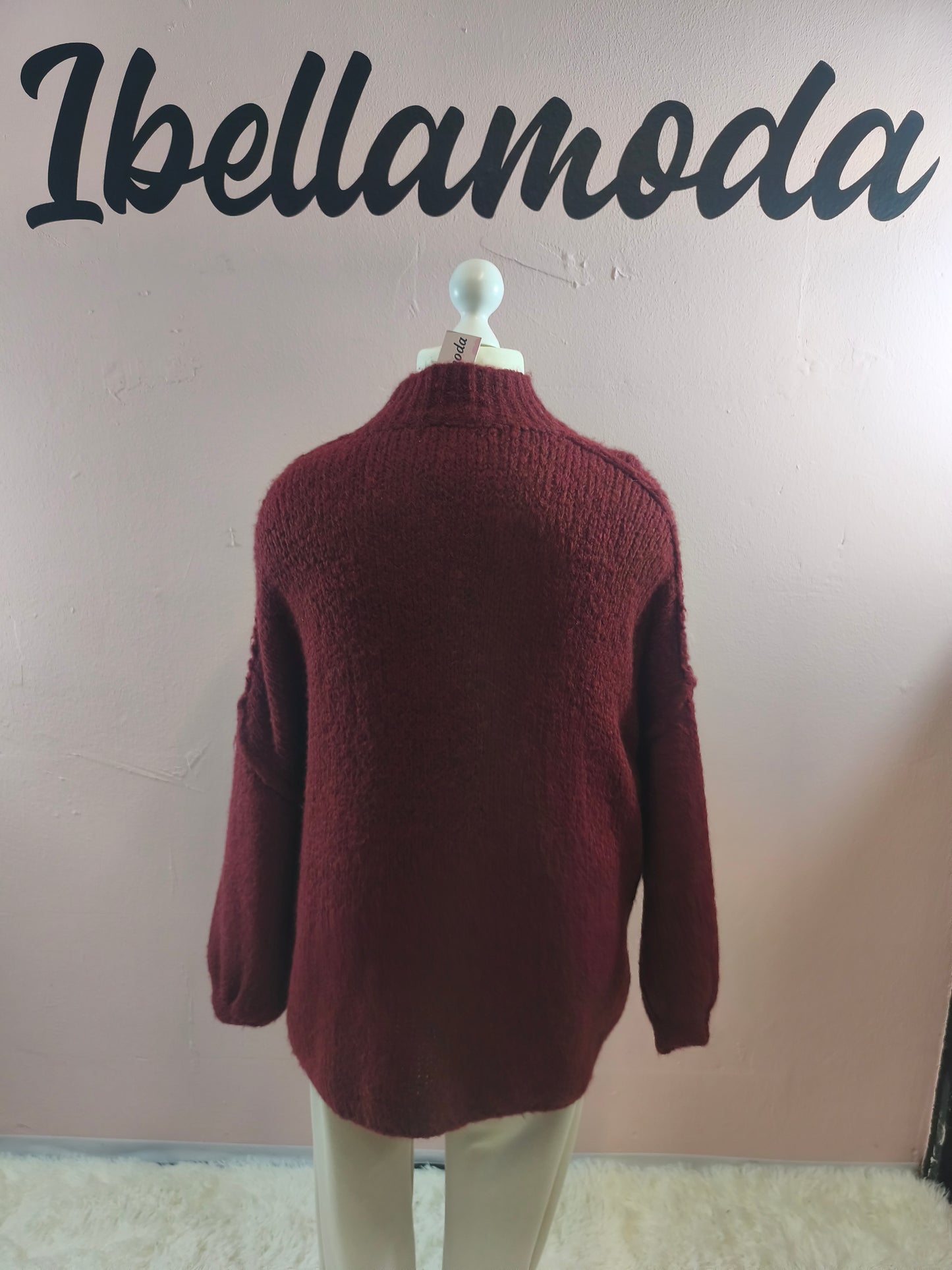 Kuschelcardigan Mit Goldknöpfen Extra Lang 20000