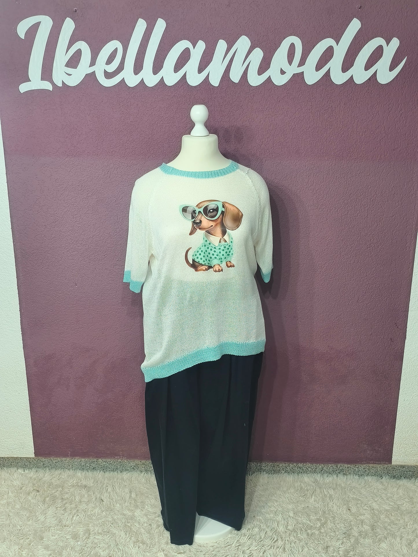 Strickshirt Dackel 730978