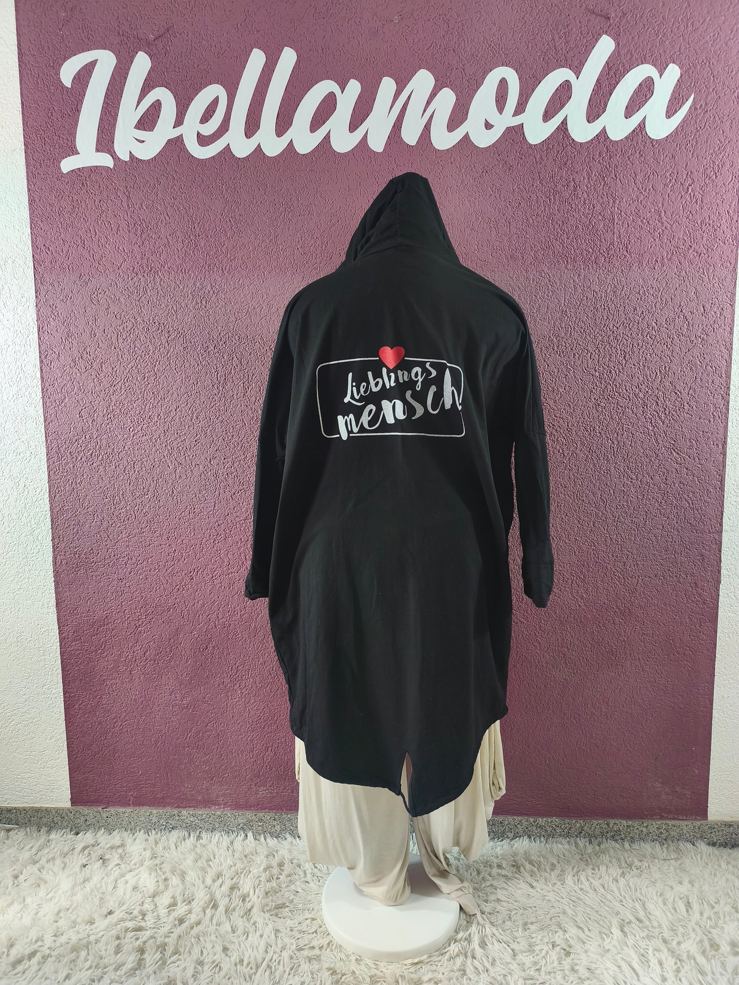 Oversize Sweatcardigan Lieblingsmensch 21514