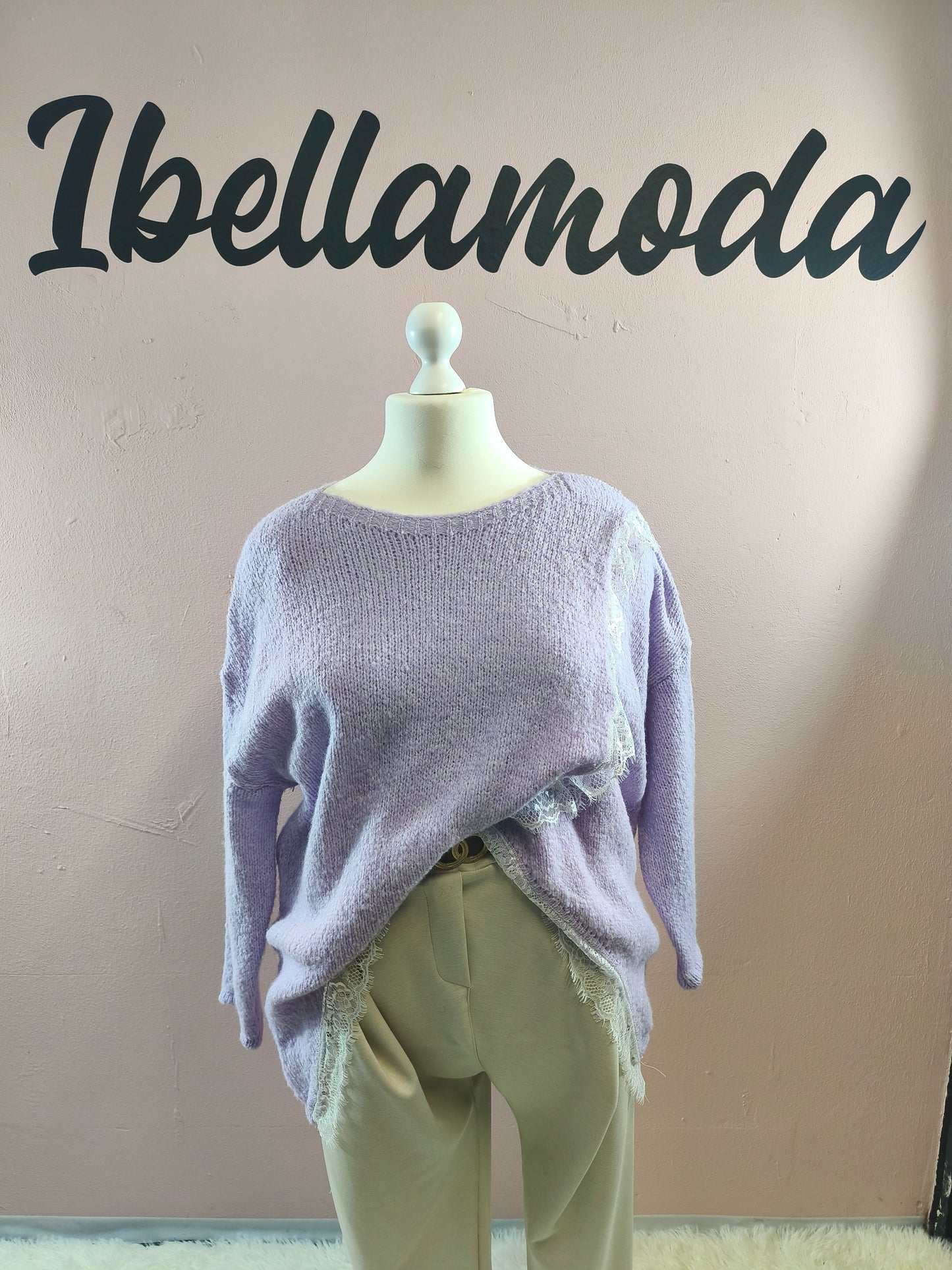 Strickpullover Spitze 25792