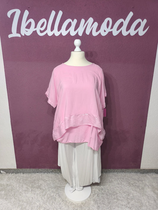 Oversize Shirt Satin 22944