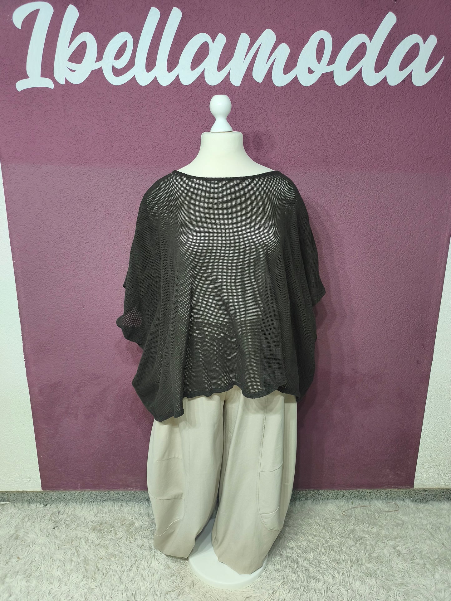 Oversize Netzshirt 9469