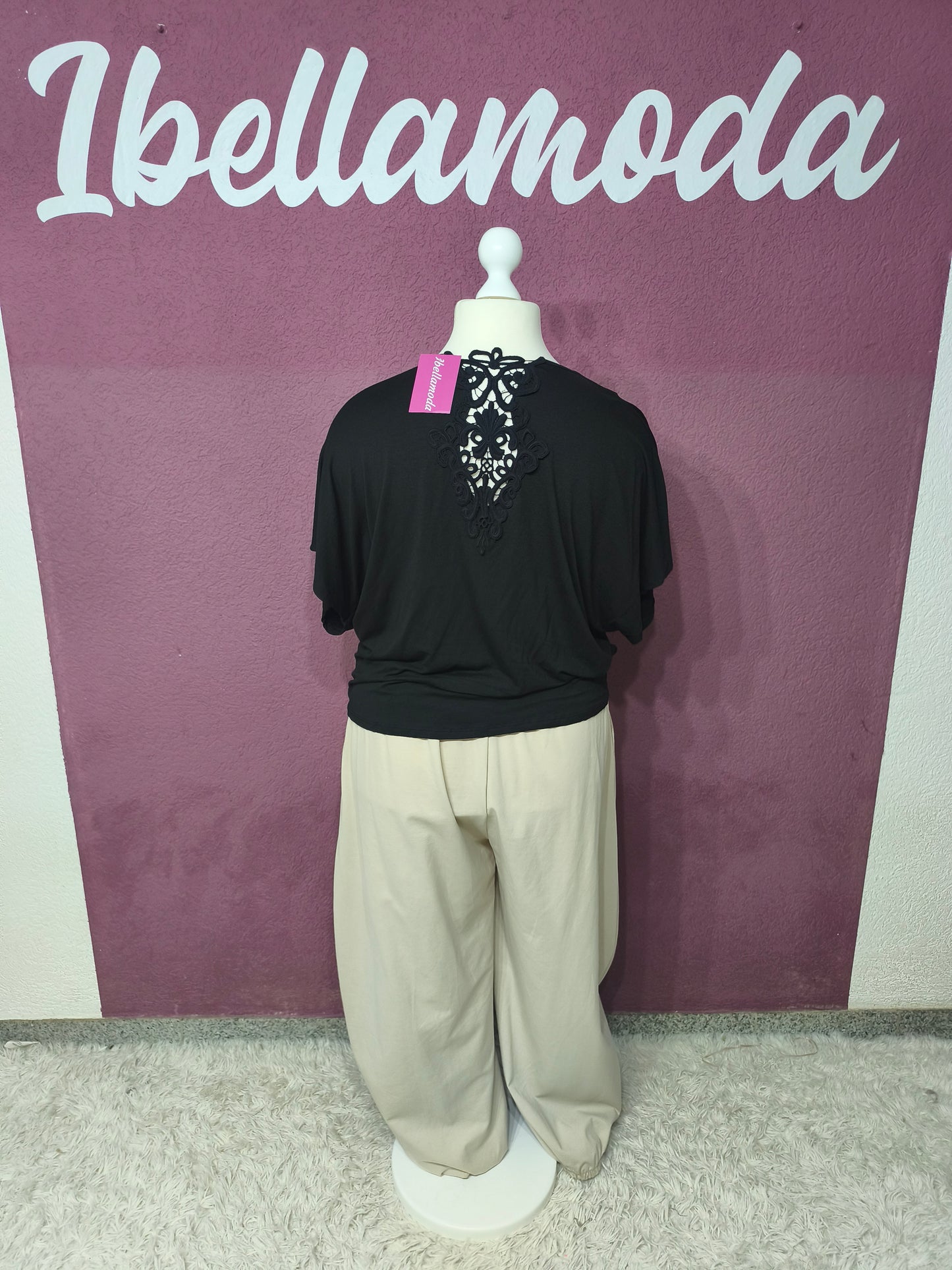 Shirt Wasserfall Rückendekollete 9423