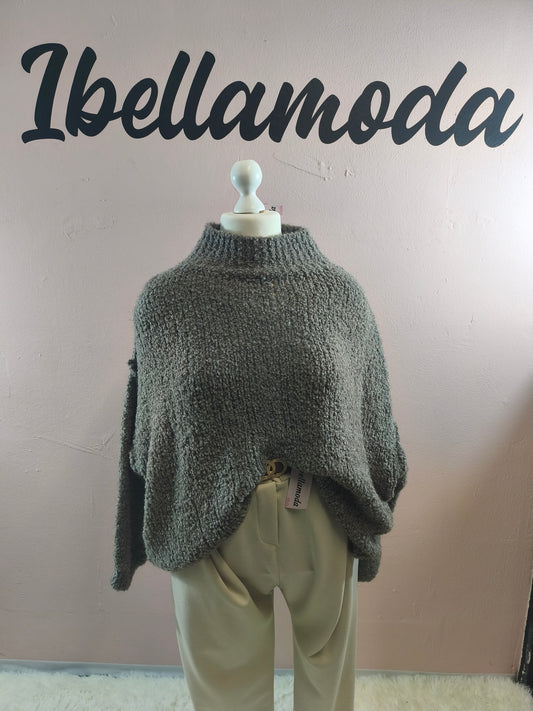 Bouclé Pullover Oversize