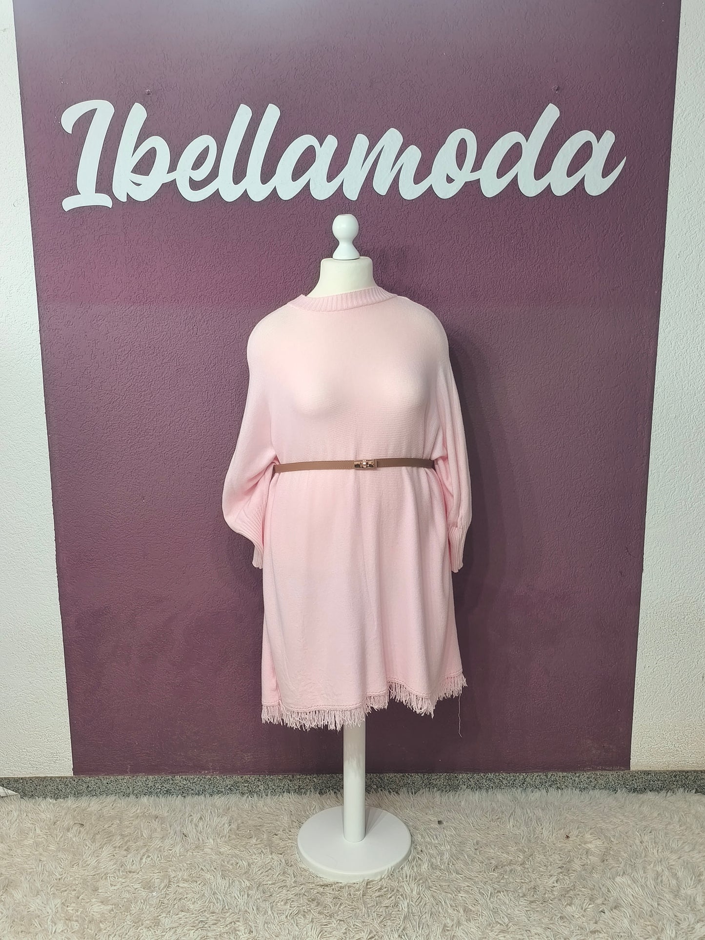 Strickkleid Fransen 8074