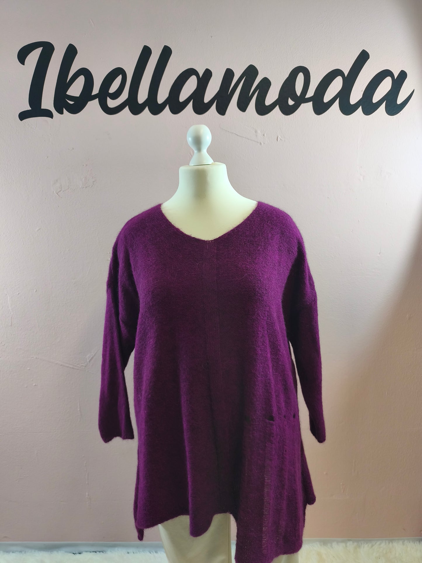 Strickpullover Laufmaschen 66672
