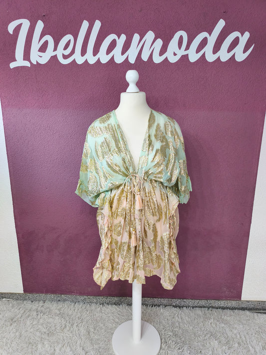Boho Überwurf Golden 44126