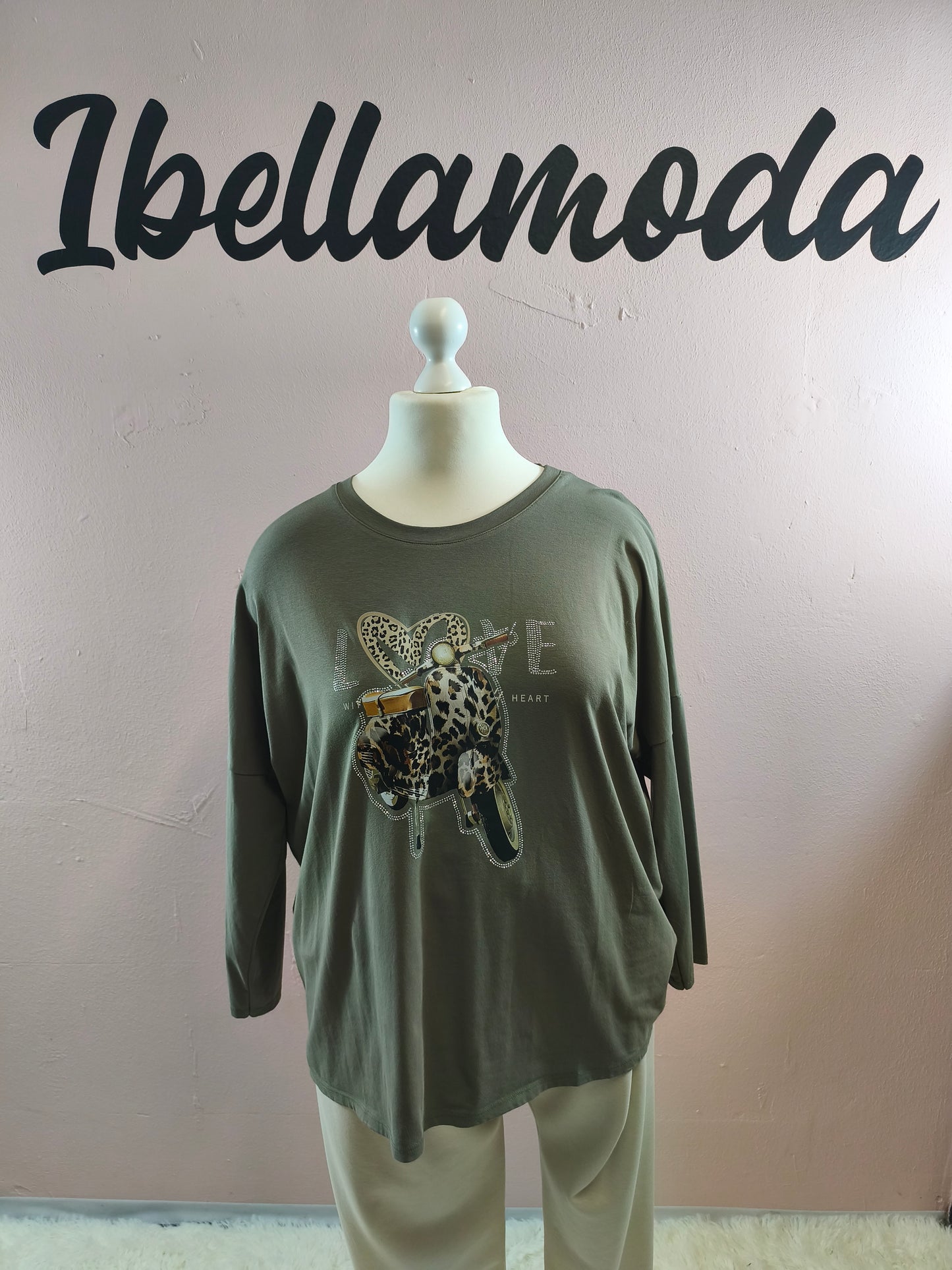Sweatshirt Strass Vespa 230045