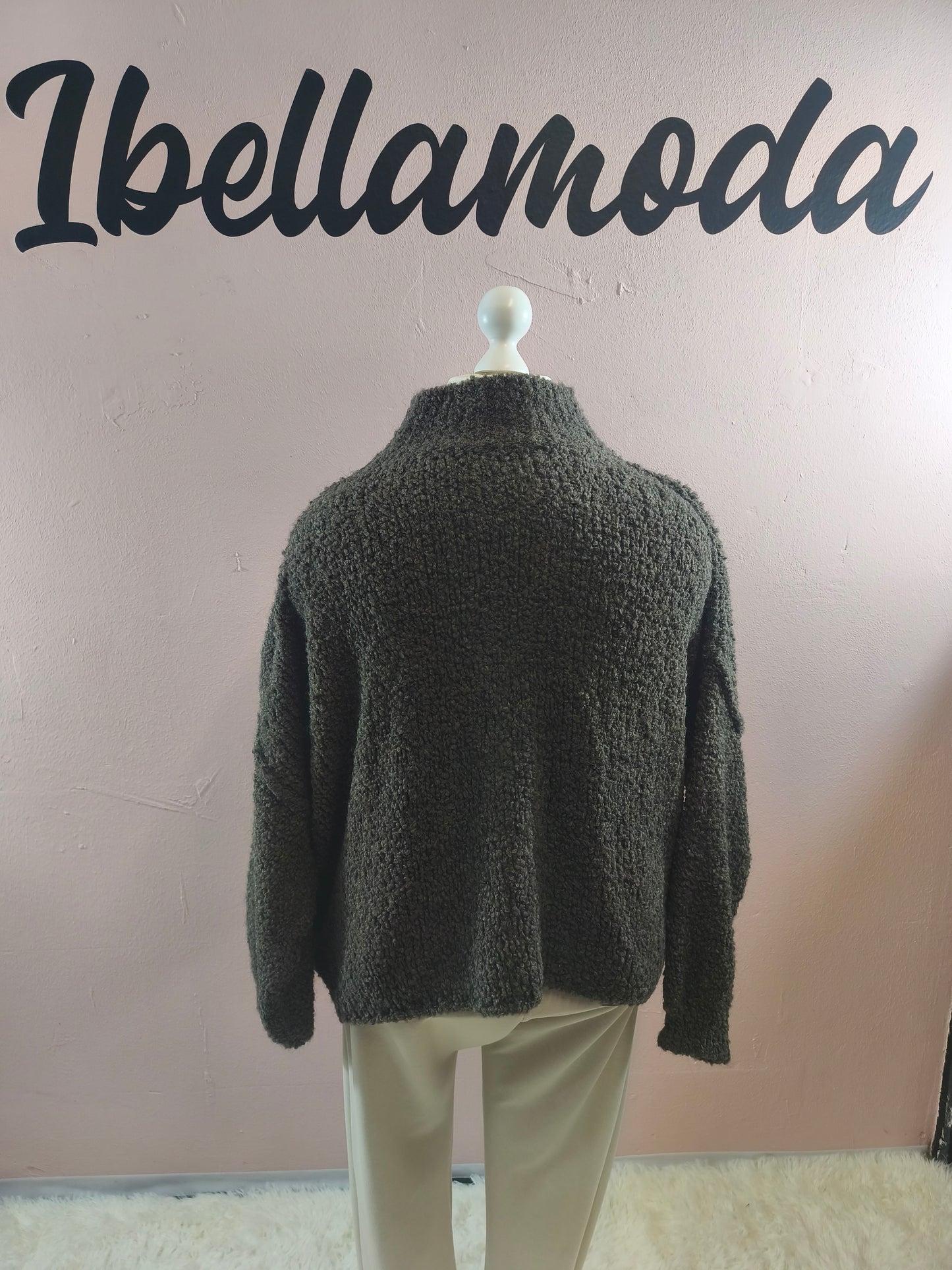 Bouclé Pullover Oversize