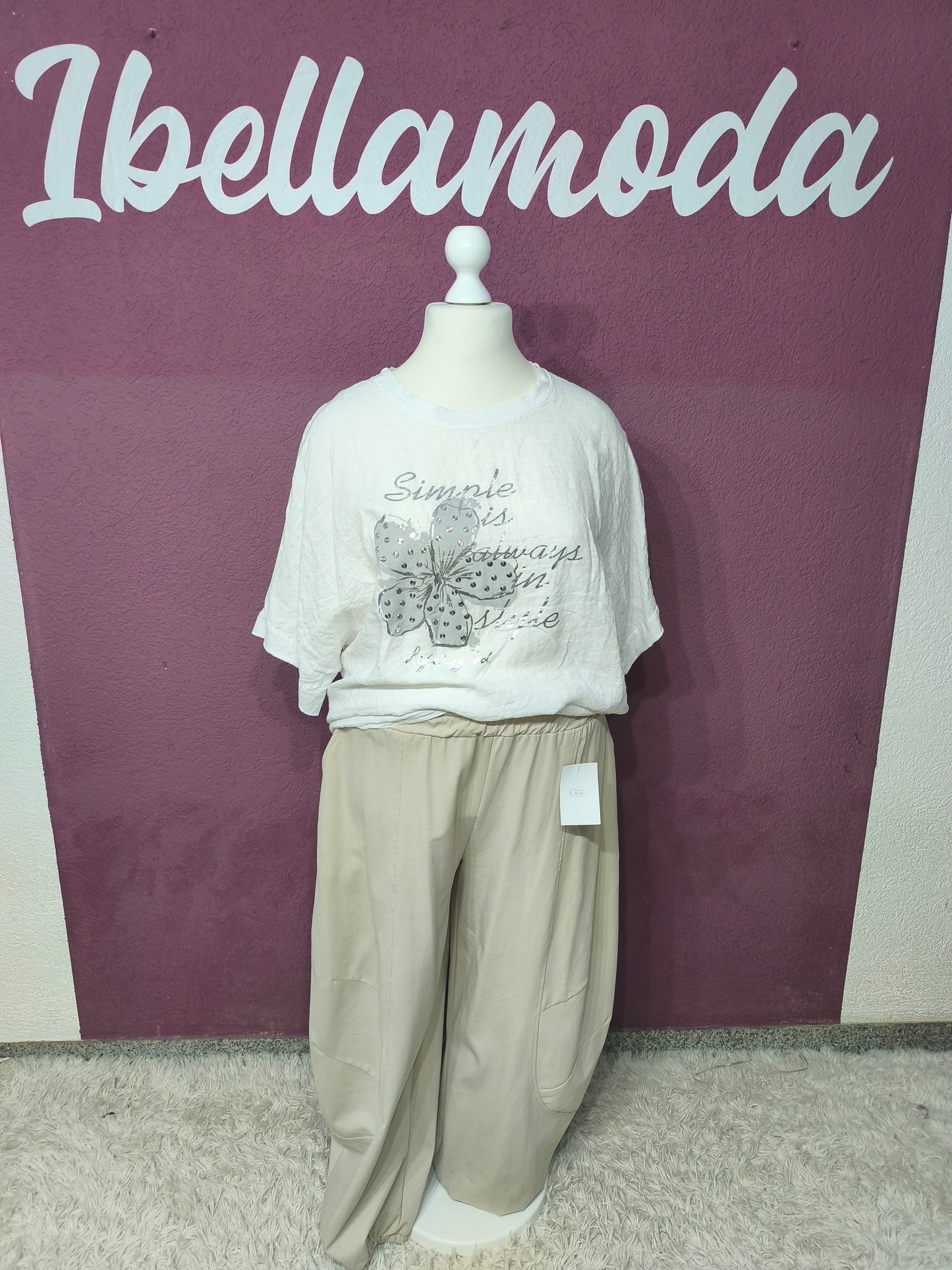 Shirt Stribes Flower 260187