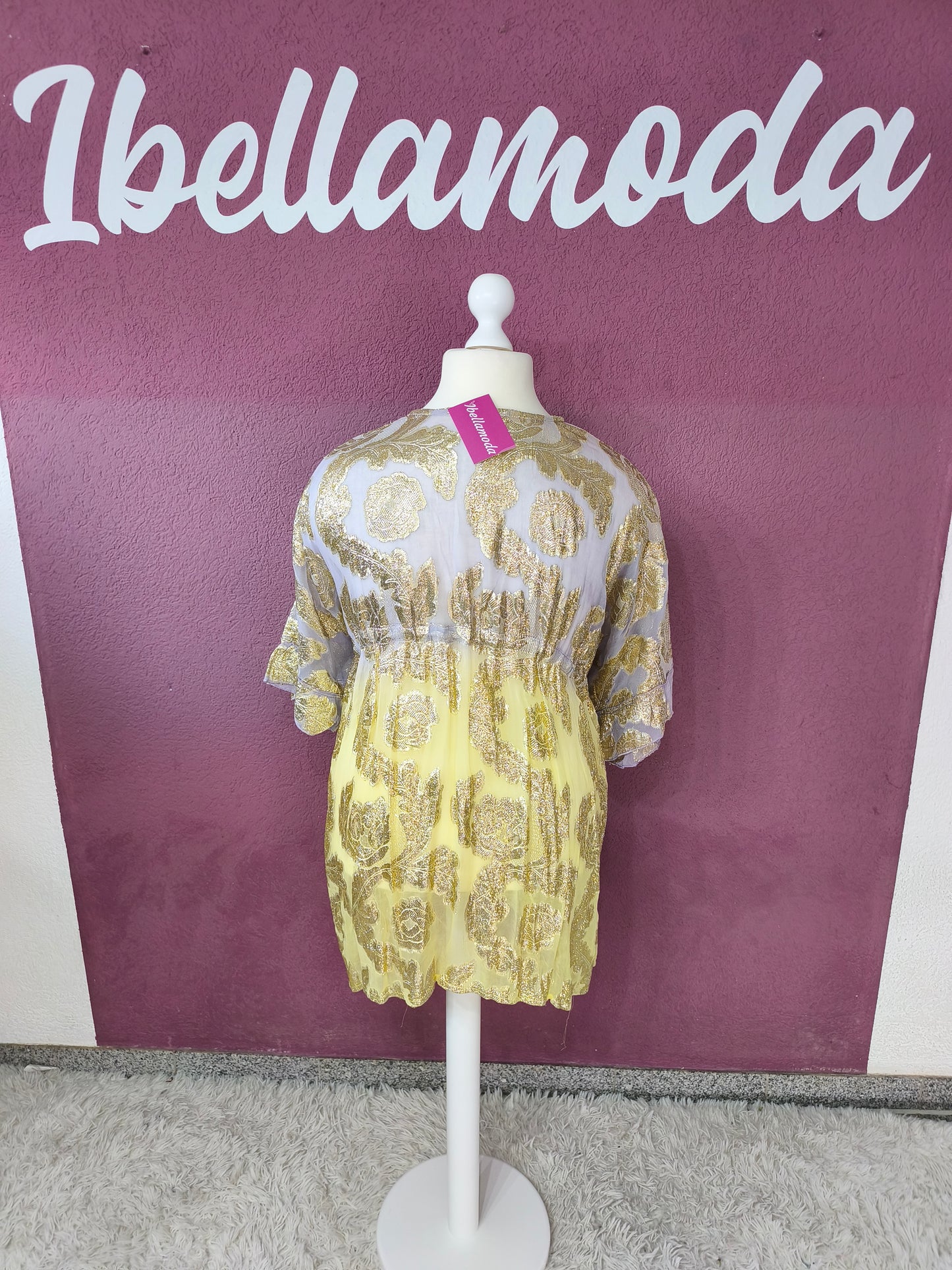 Boho Überwurf Golden 44126