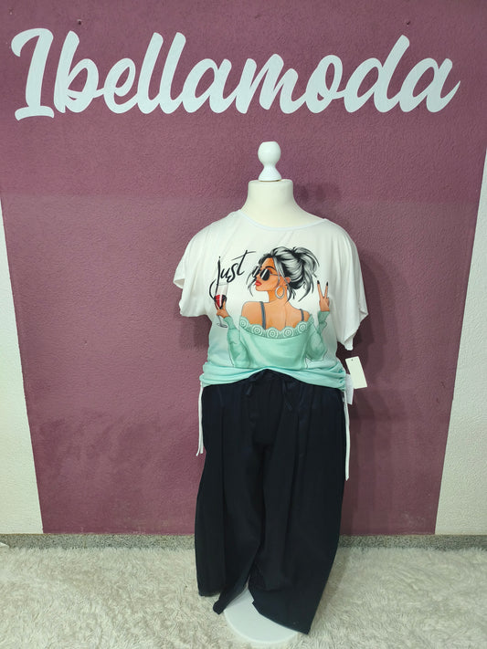 T-Shirt Motiv Dame 10000