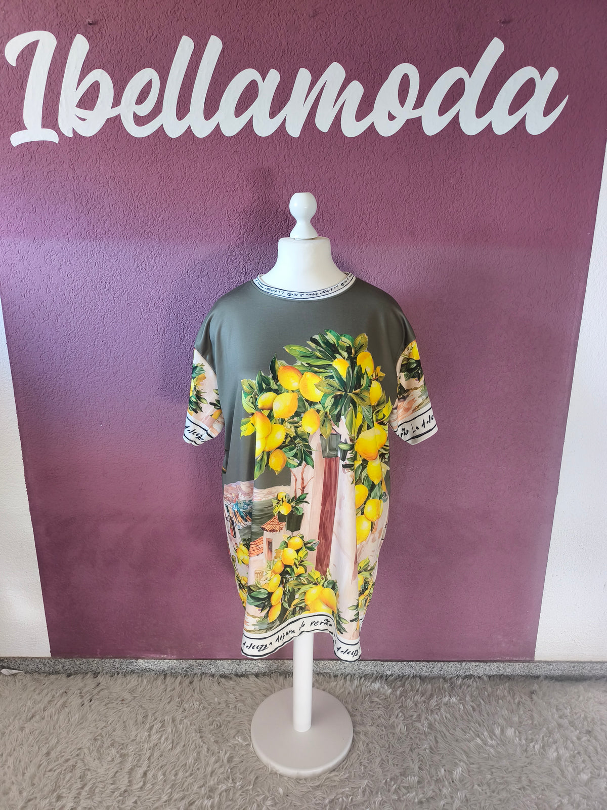 Oversize Longshirt Lemon 28850