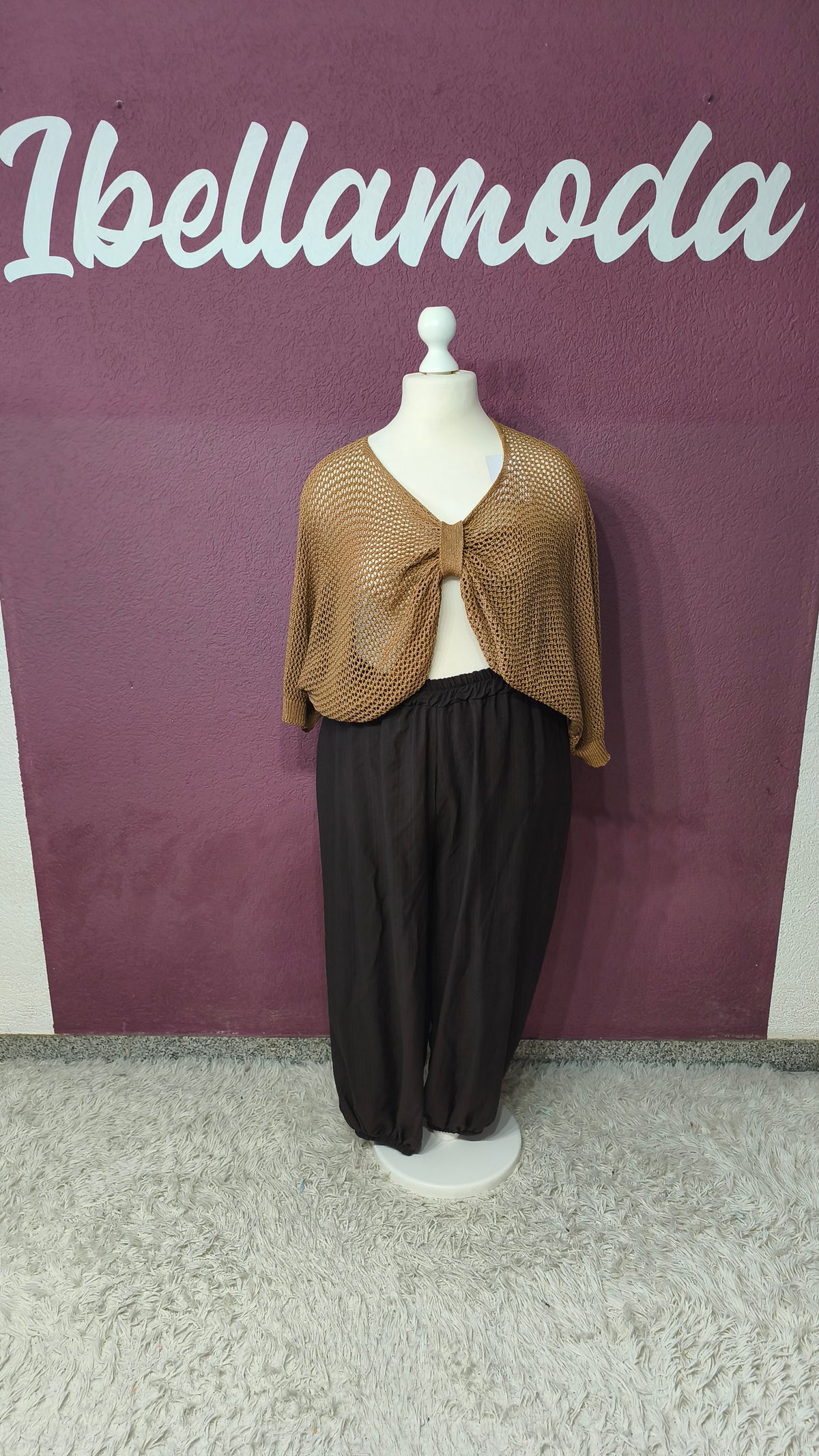 Oversize Strick Shirt Bow 90970