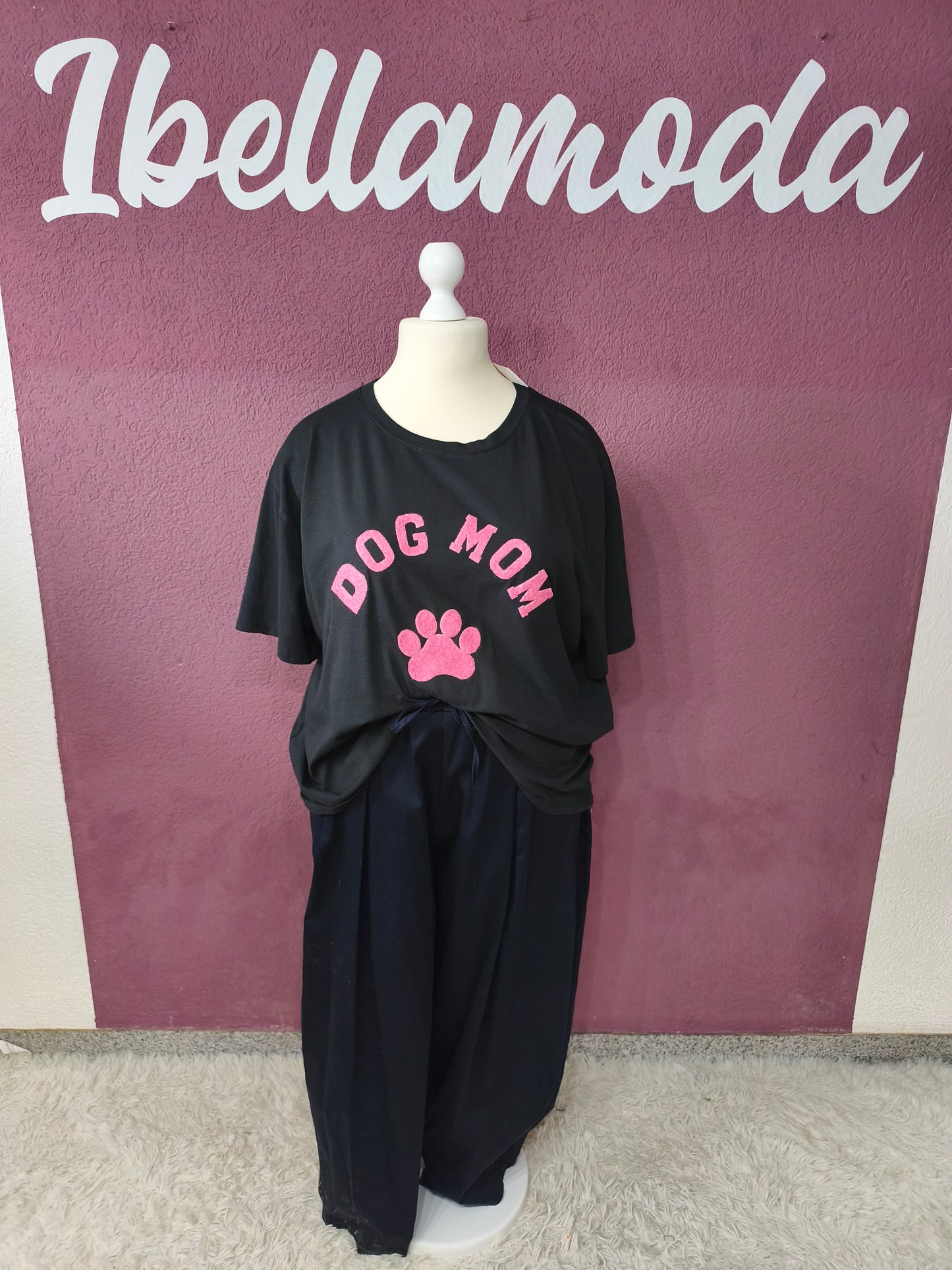 T-Shirt Dog Mom Flock 26839
