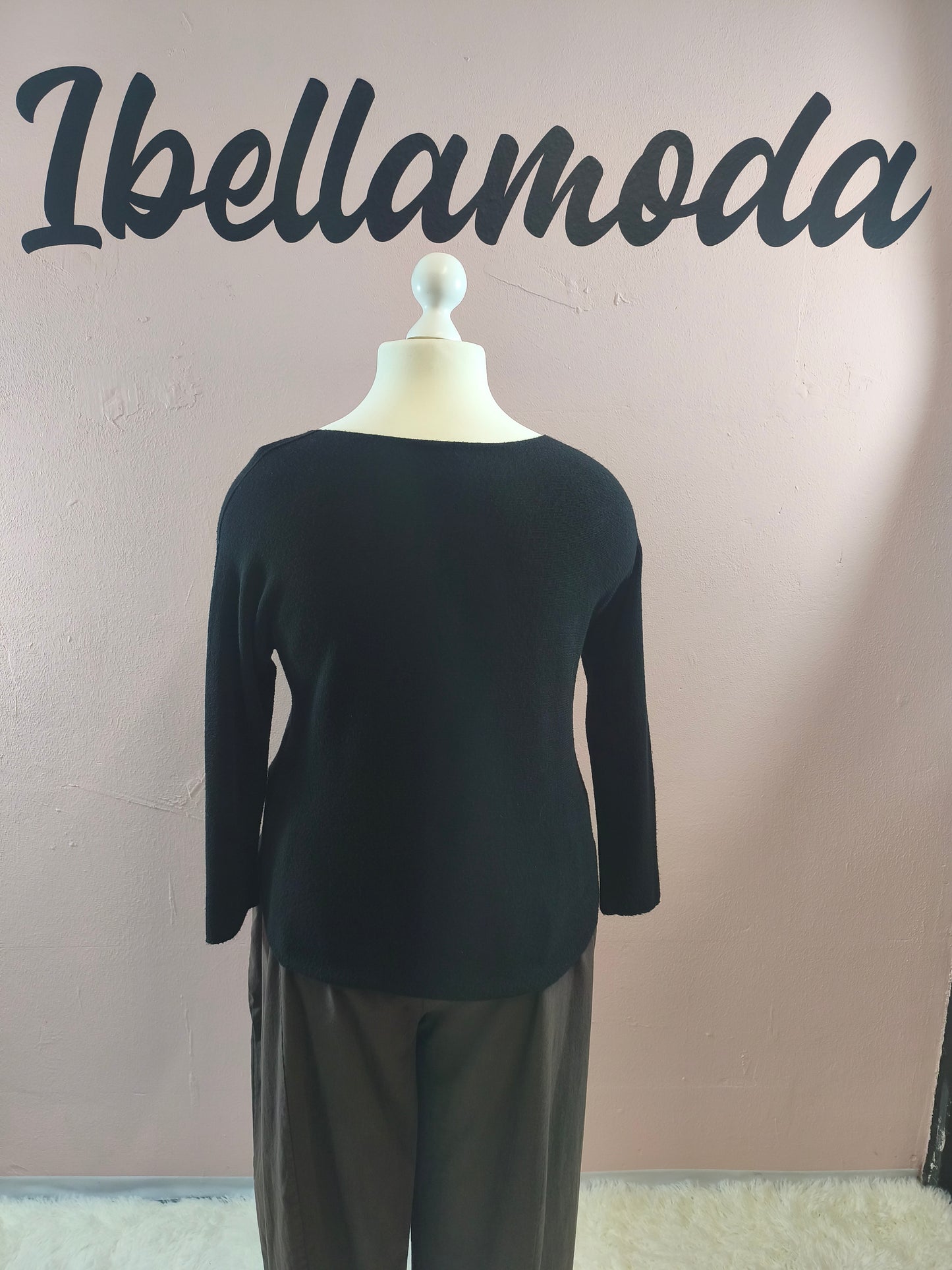Feinstrickpullover Kurz Amour Kirsche
