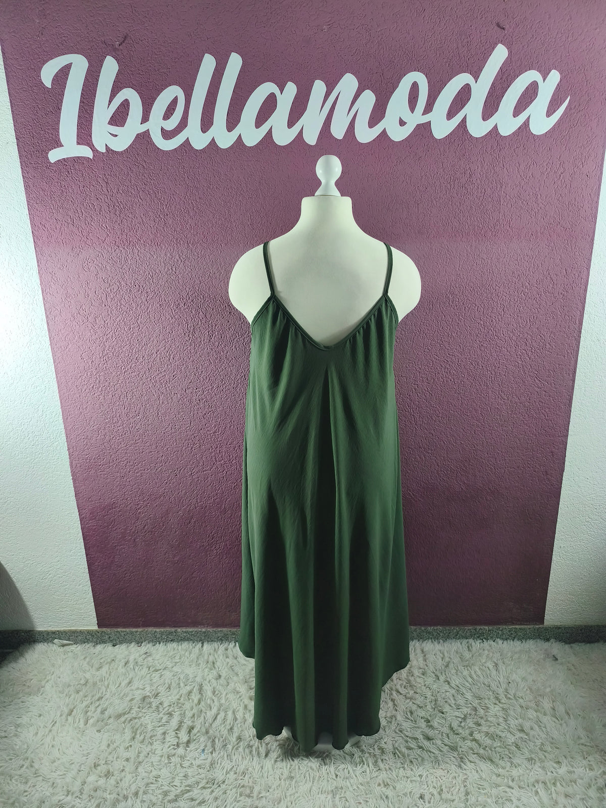 Sommerkleid Maxi Uni 5578
