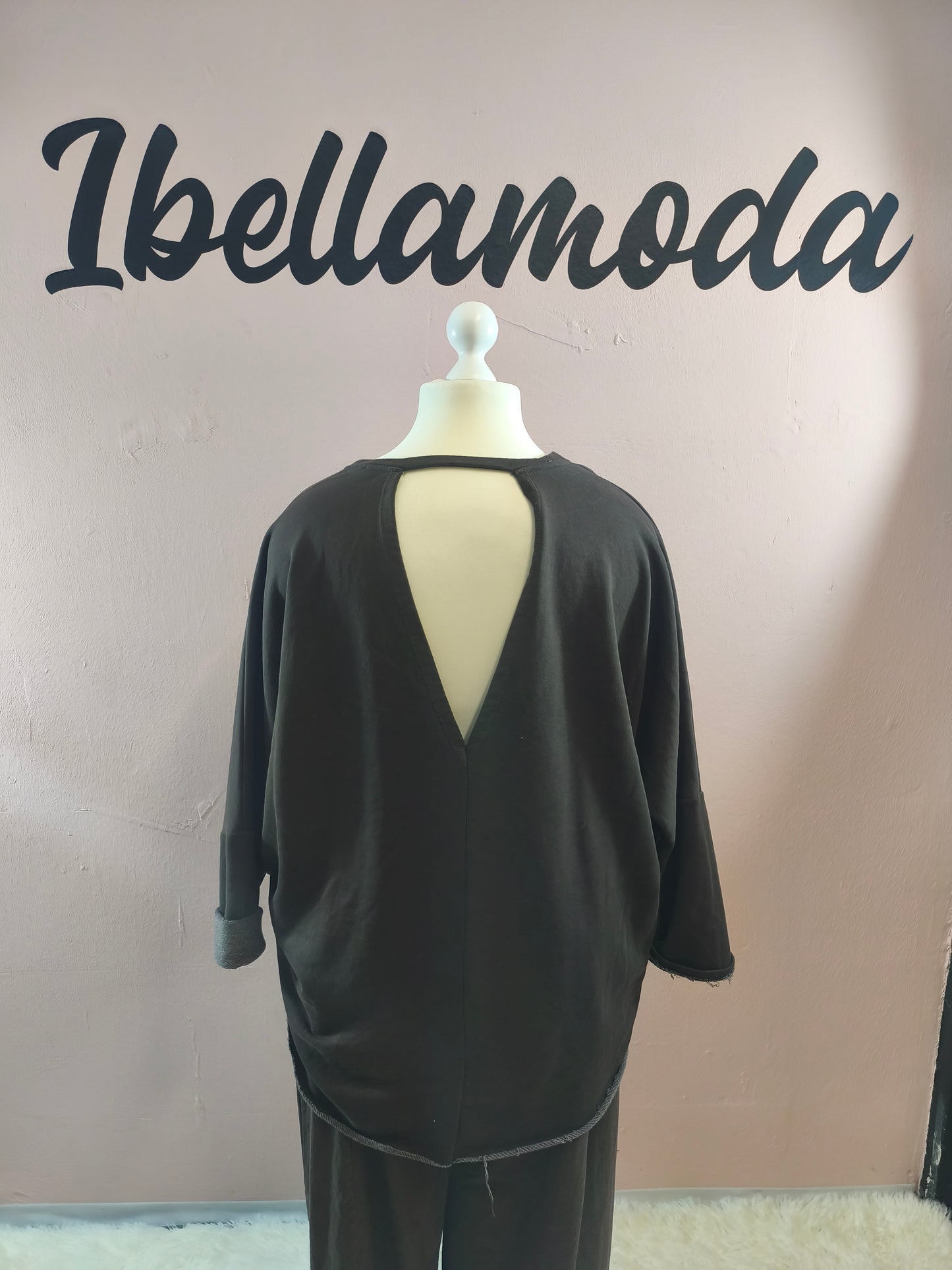 Sweater Mit Rückendekoletté Balance 270631