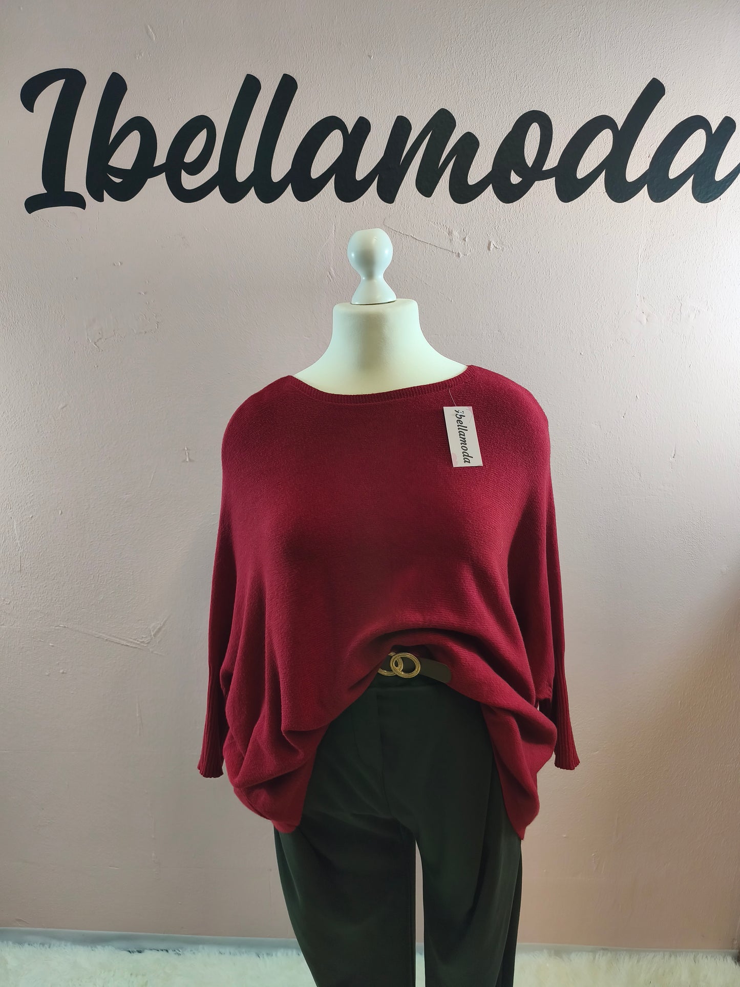 Fledermaus Feinstrick Sweatshirt 8717