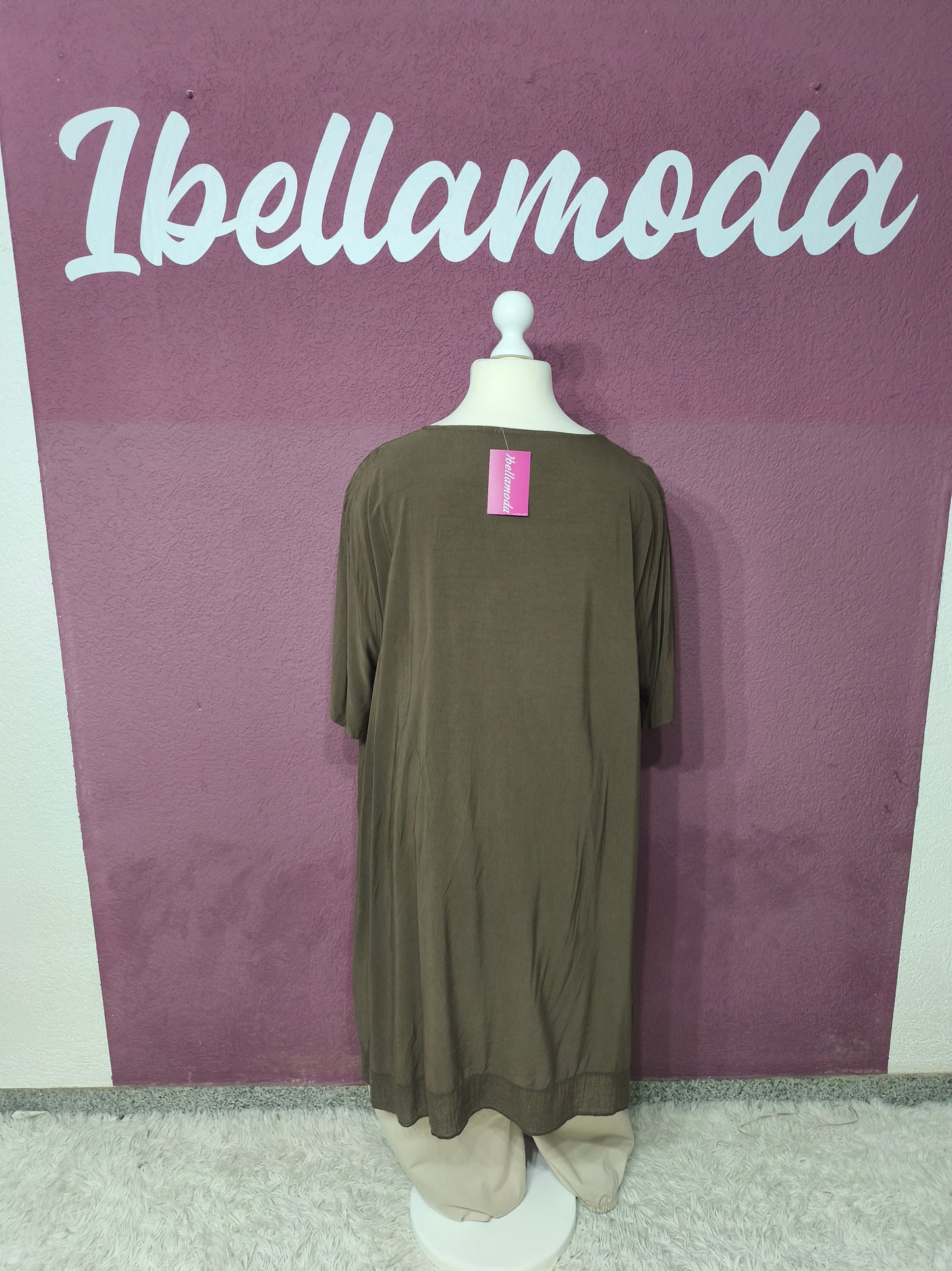 Oversize Longshirt Viskose 22244