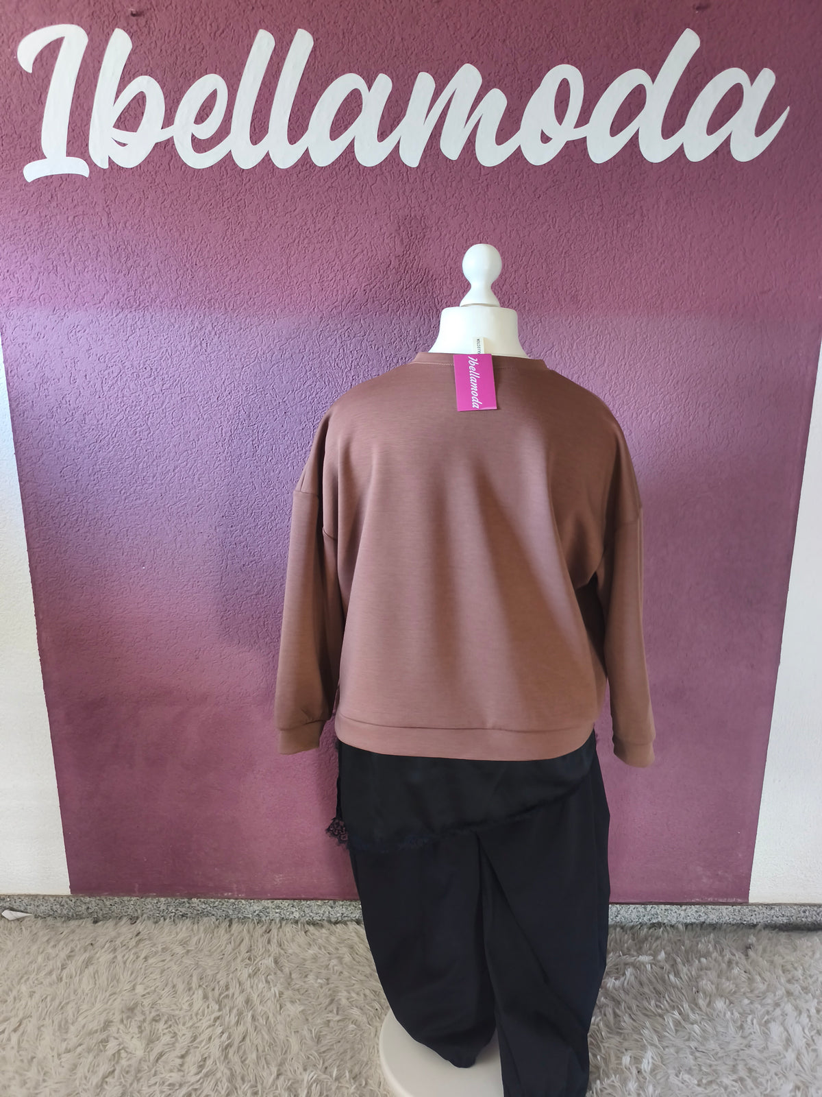 Butterstoff Sweater Spitze 28050