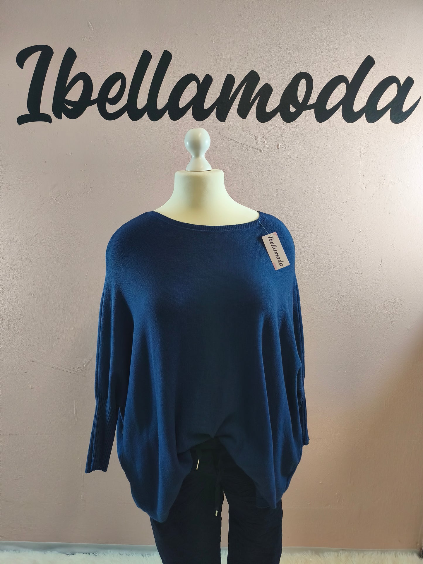 Fledermaus Feinstrick Sweatshirt 8717