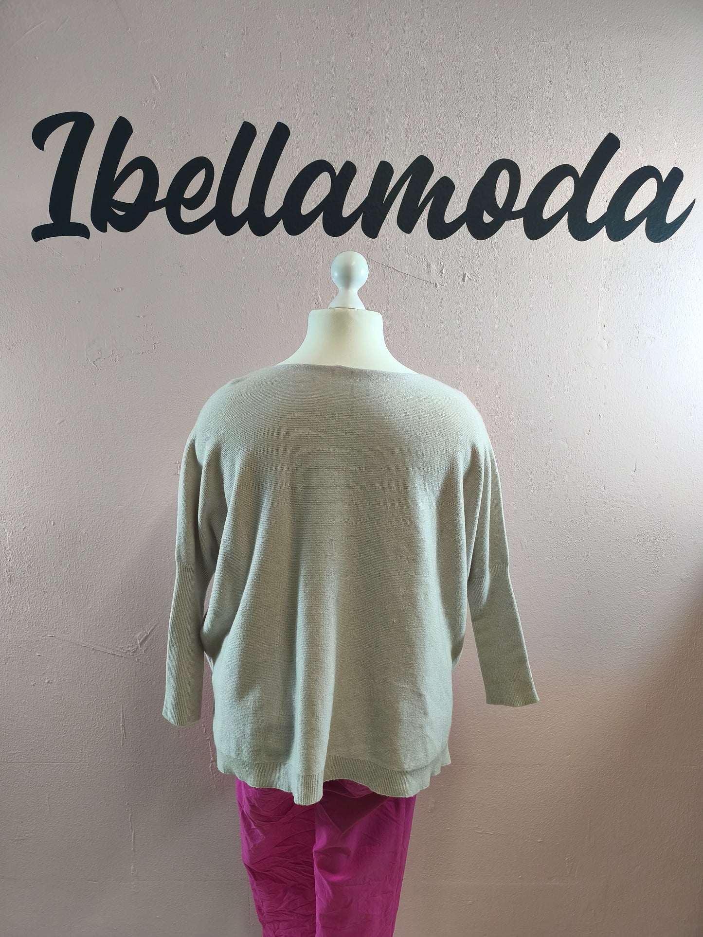 Fledermaus Feinstrick Sweatshirt 8717