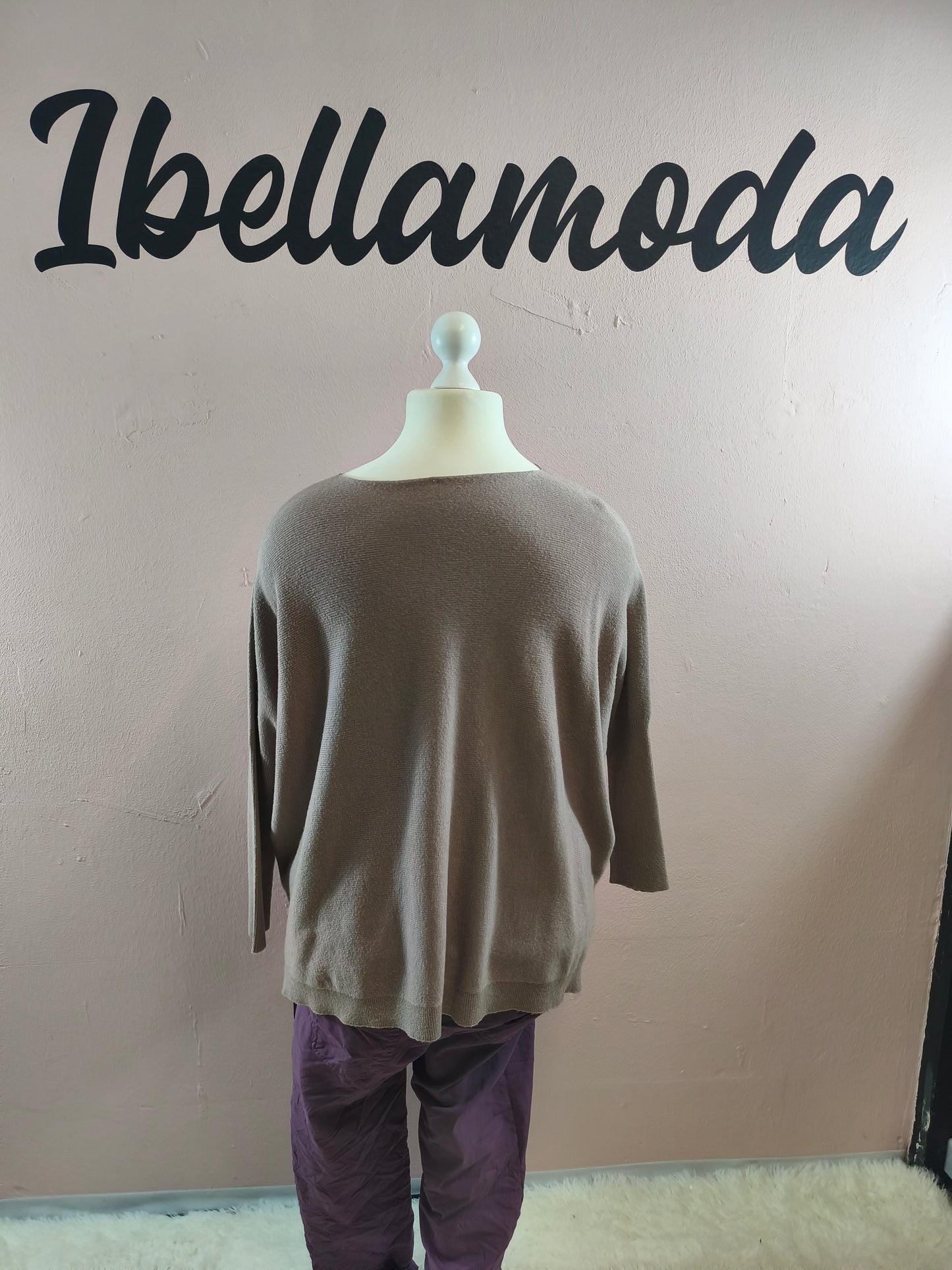 Fledermaus Feinstrick Sweatshirt 8717