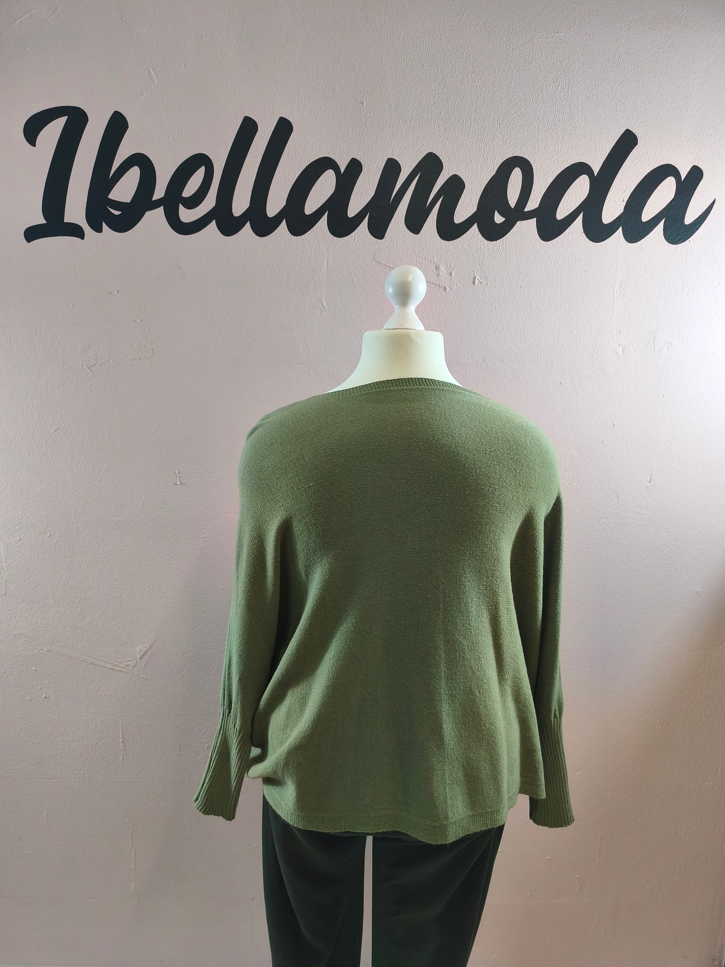 Fledermaus Feinstrick Sweatshirt 8717