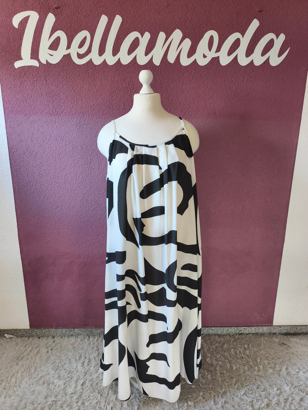 Sommerkleid Maxi Muster 28892