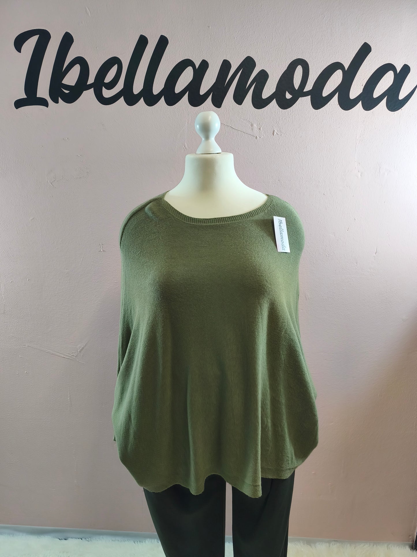 Fledermaus Feinstrick Sweatshirt 8717