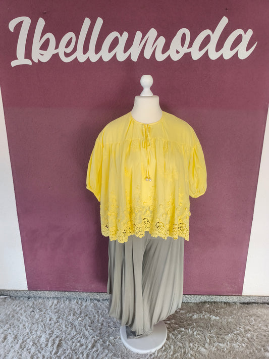Bluse Blumen Spitze 351