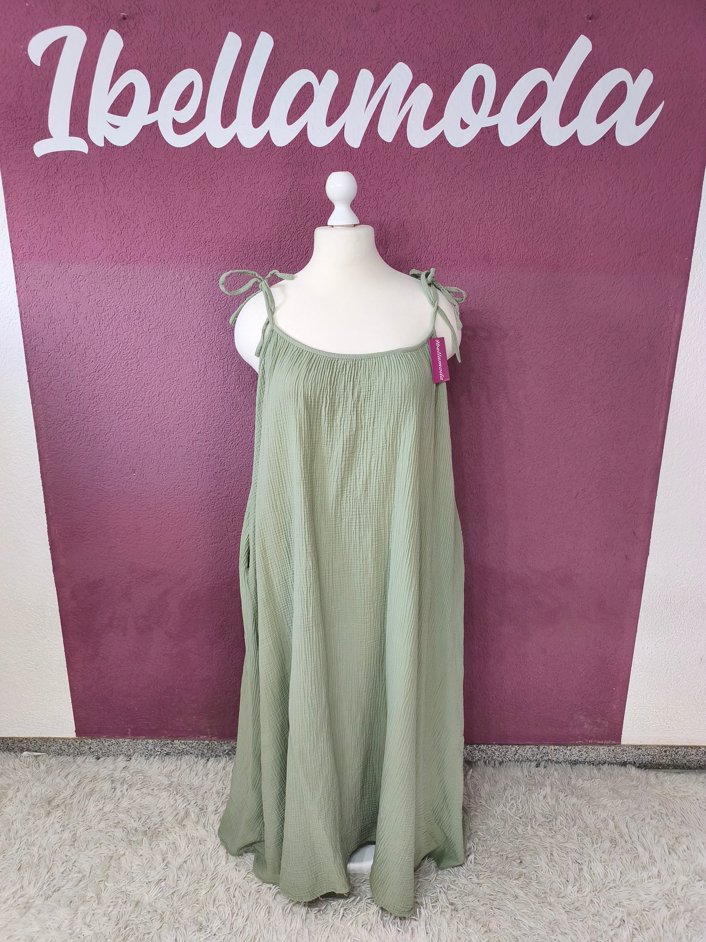 Sommer Musselinkleid Long 61691