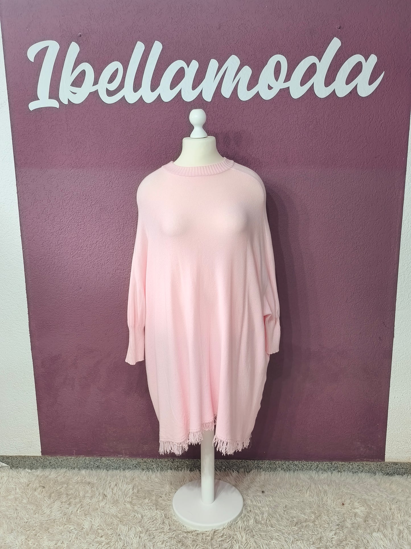 Strickkleid Fransen 8074