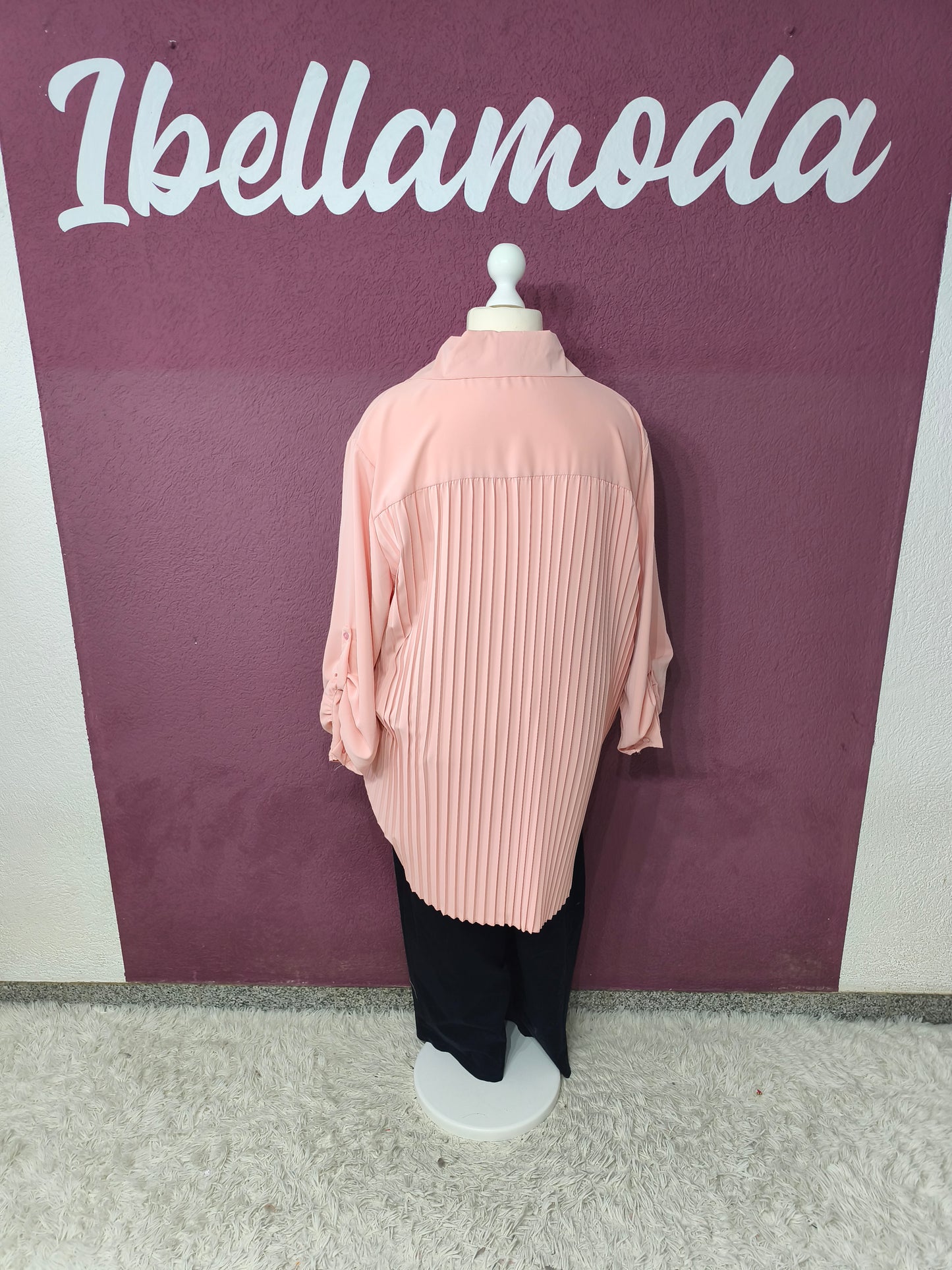 Bluse Plissee 18068