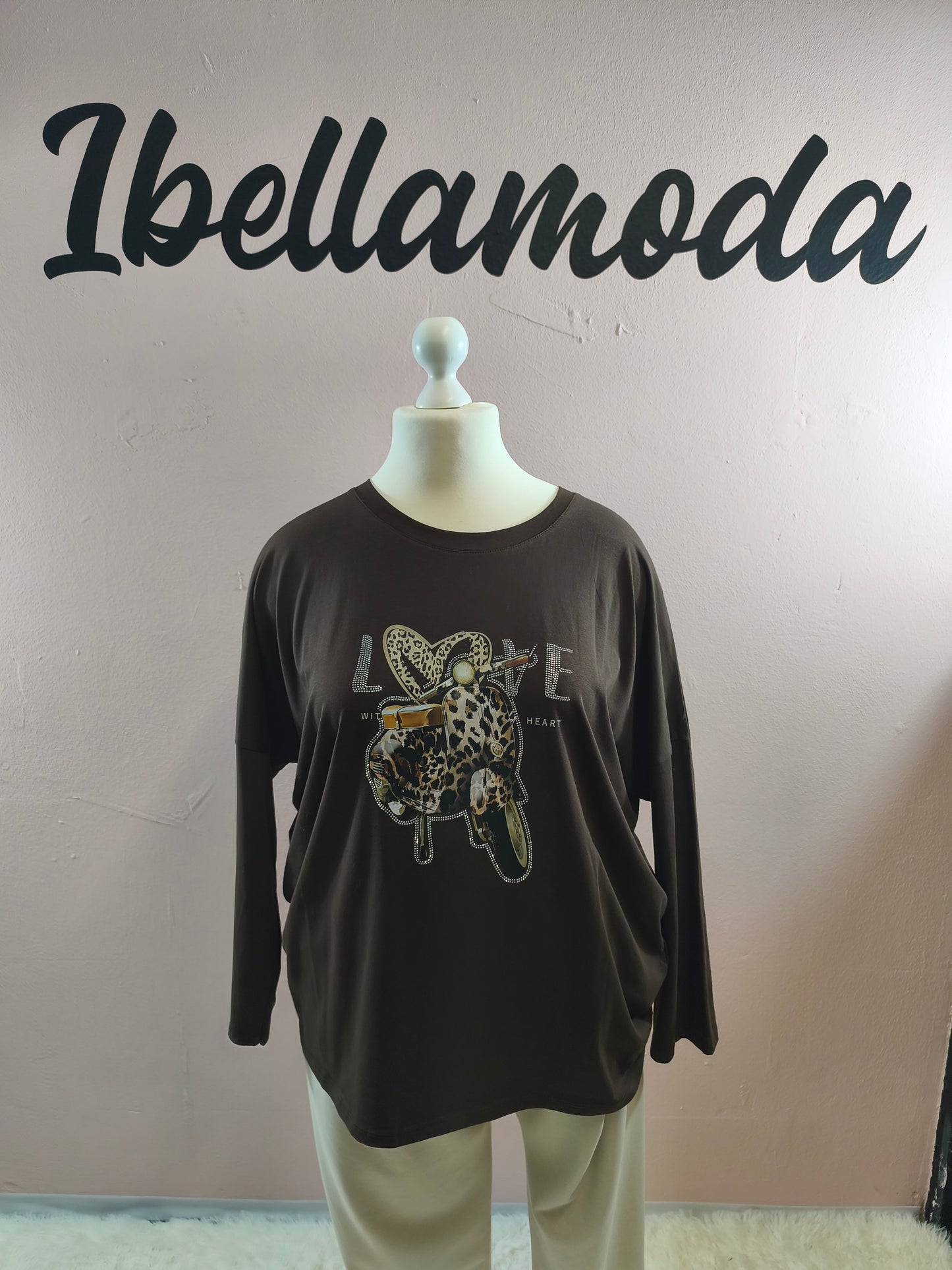 Sweatshirt Strass Vespa 230045