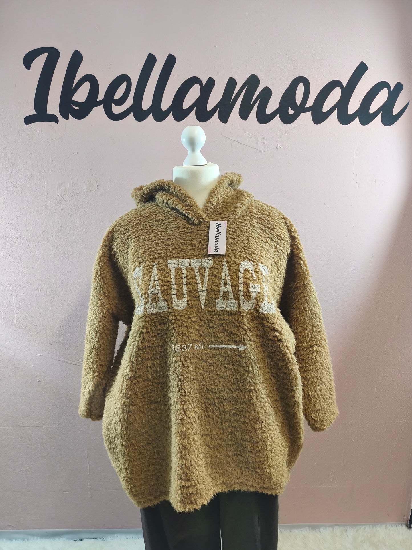 Teddy Hoody Sauvage 70507