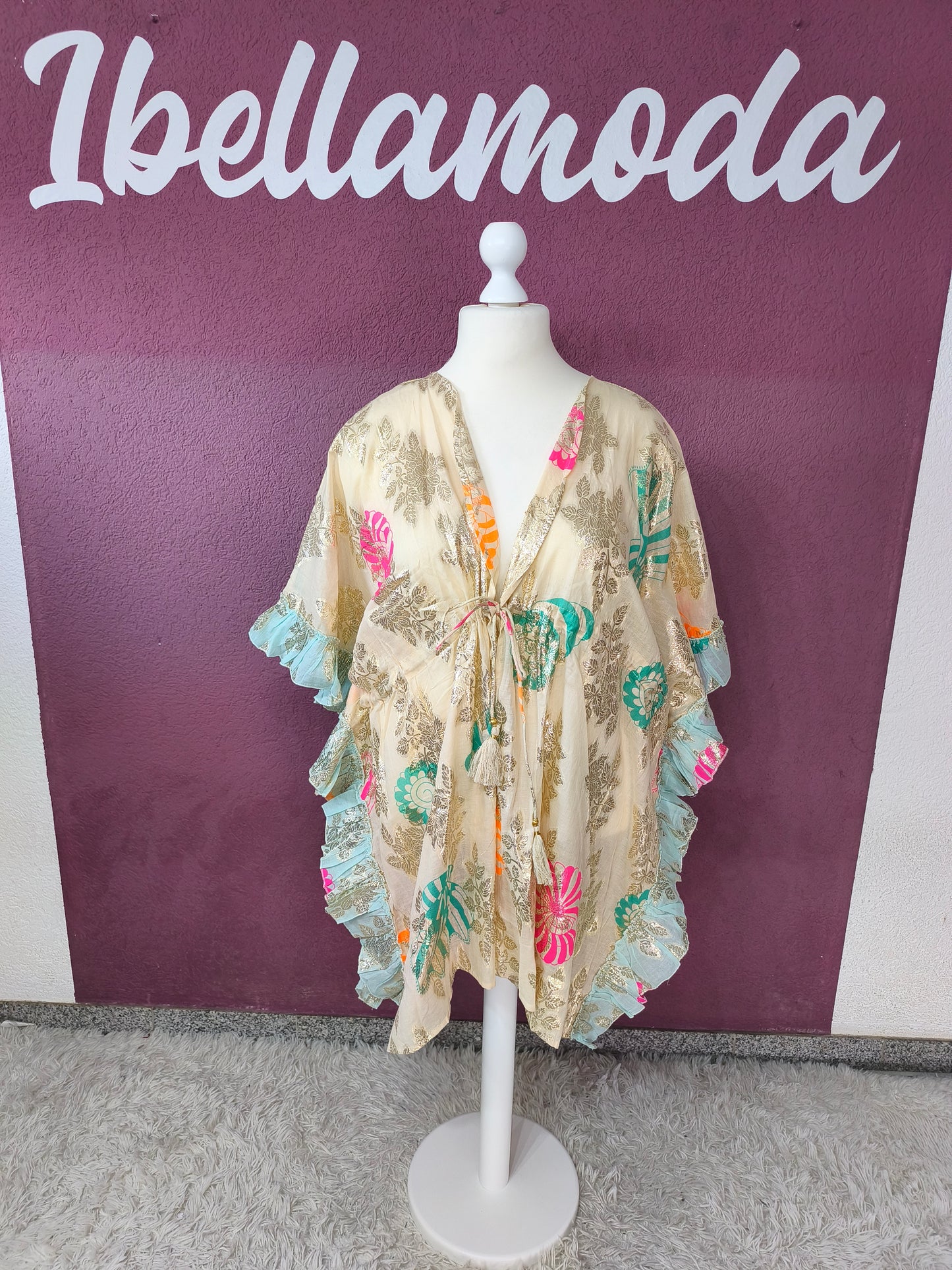 Sommer Strandtunika Glamour Boho Stil 10000