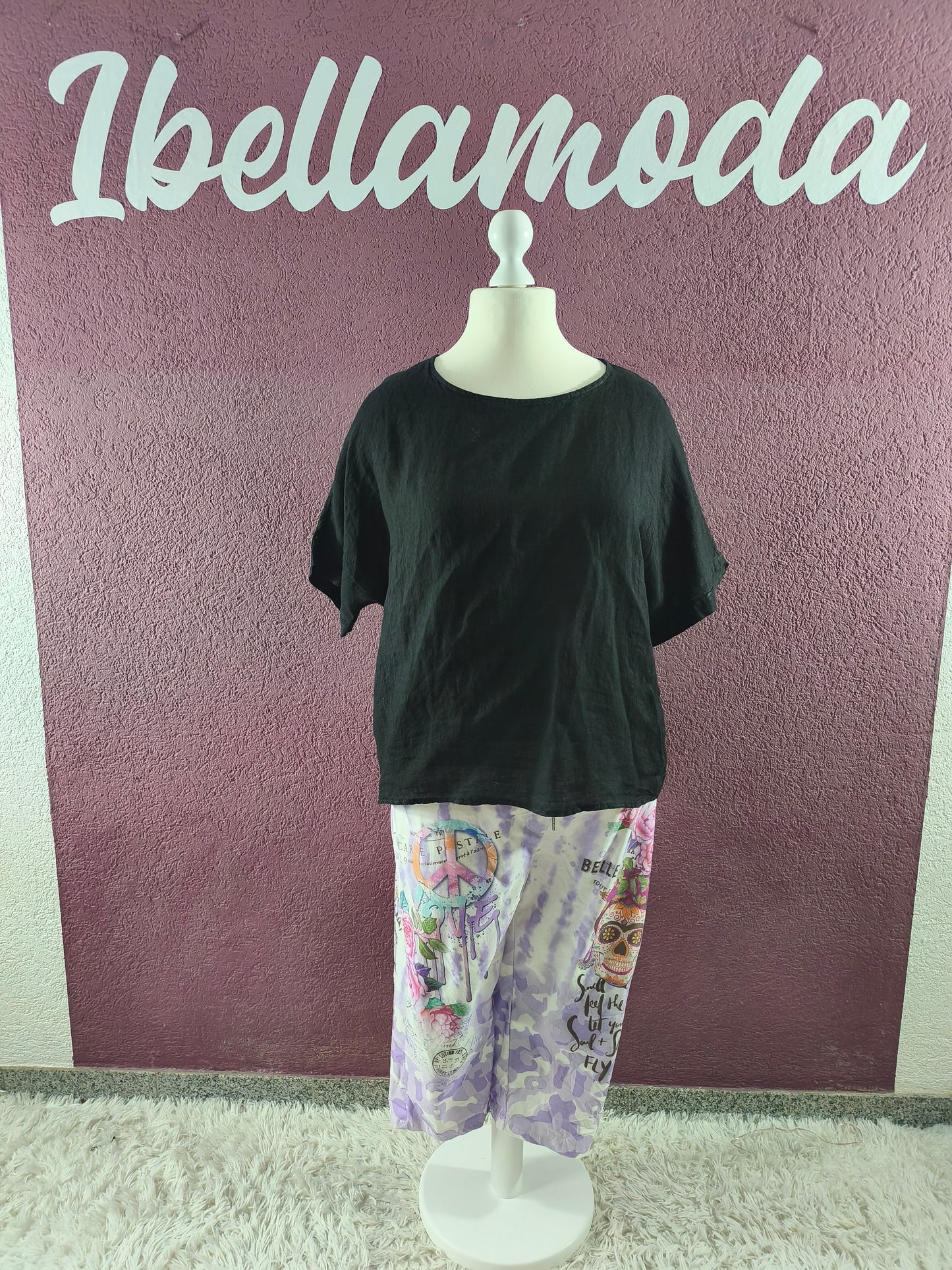 Shirt Uni Leinen 06755