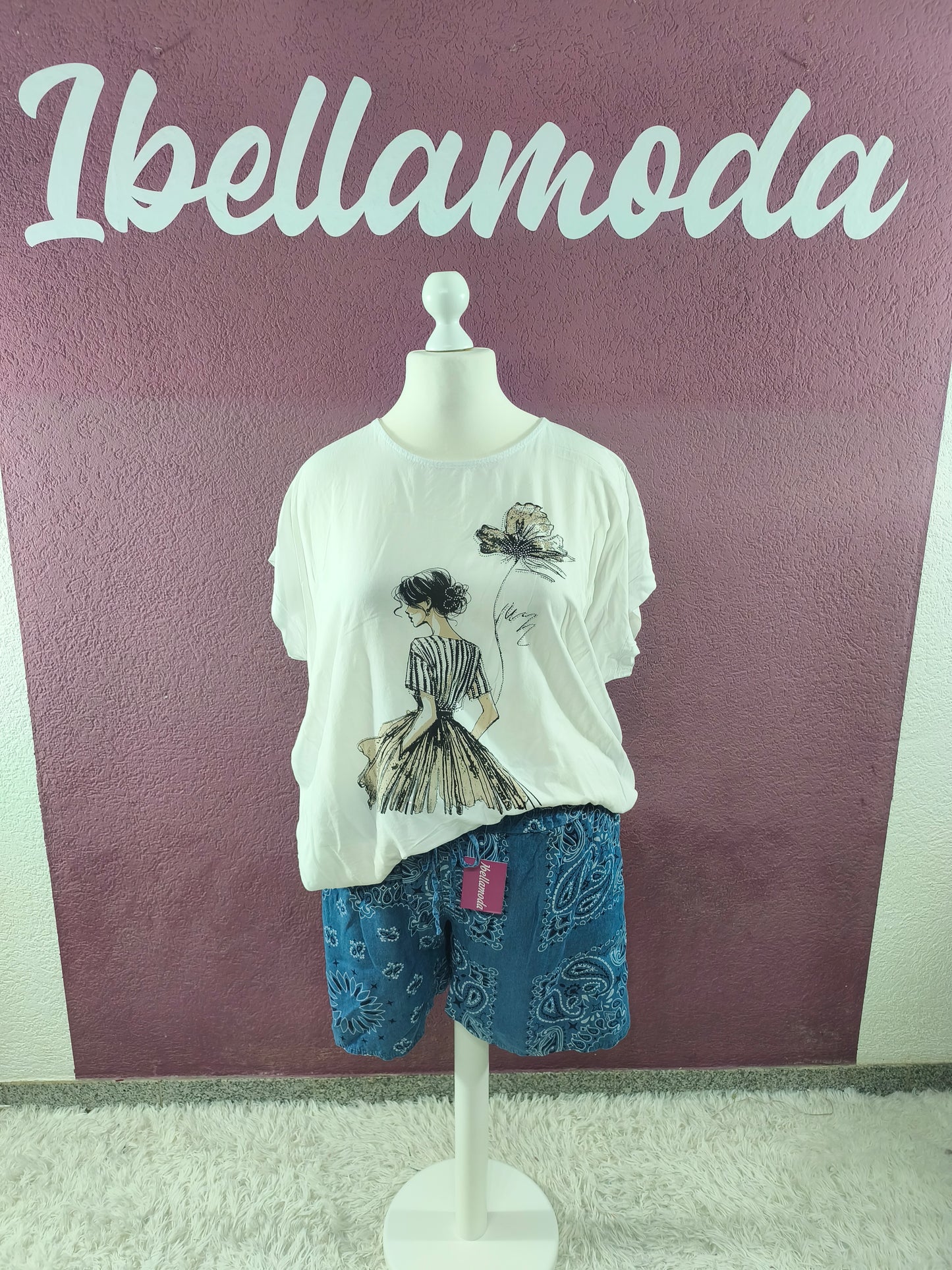 Sommershort Muster 83543