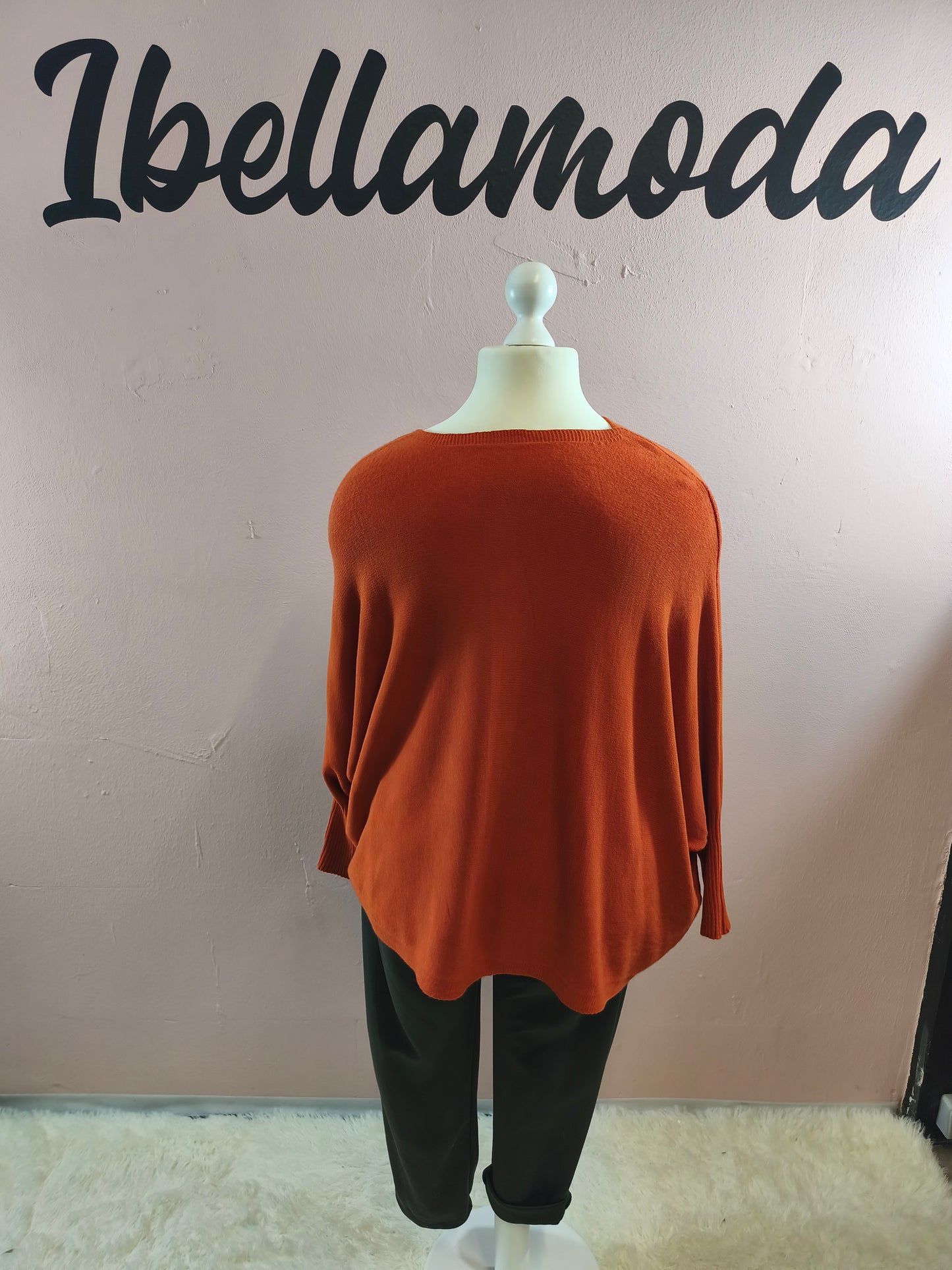 Fledermaus Feinstrick Sweatshirt 8717