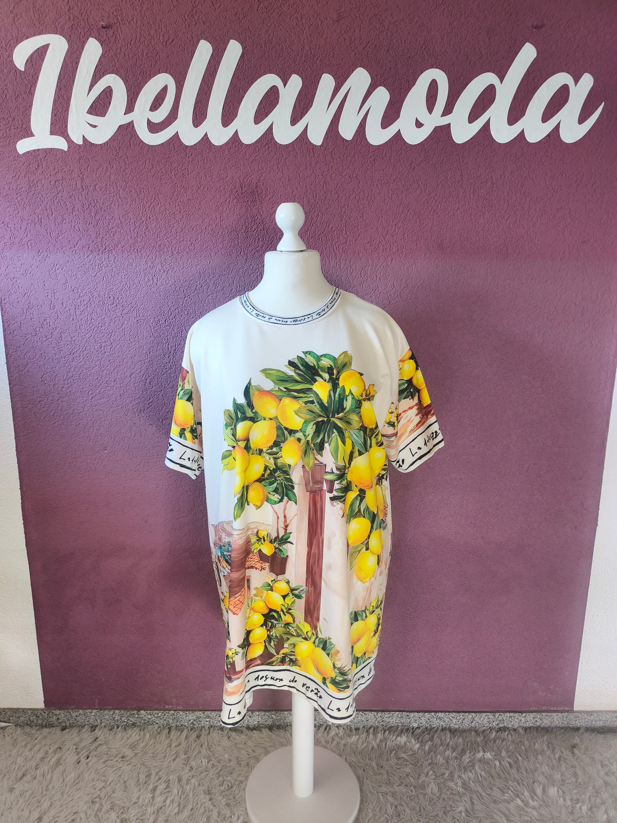 Oversize Longshirt Lemon 28850