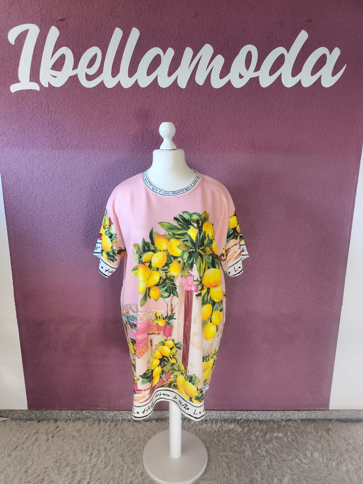 Oversize Longshirt Lemon 28850
