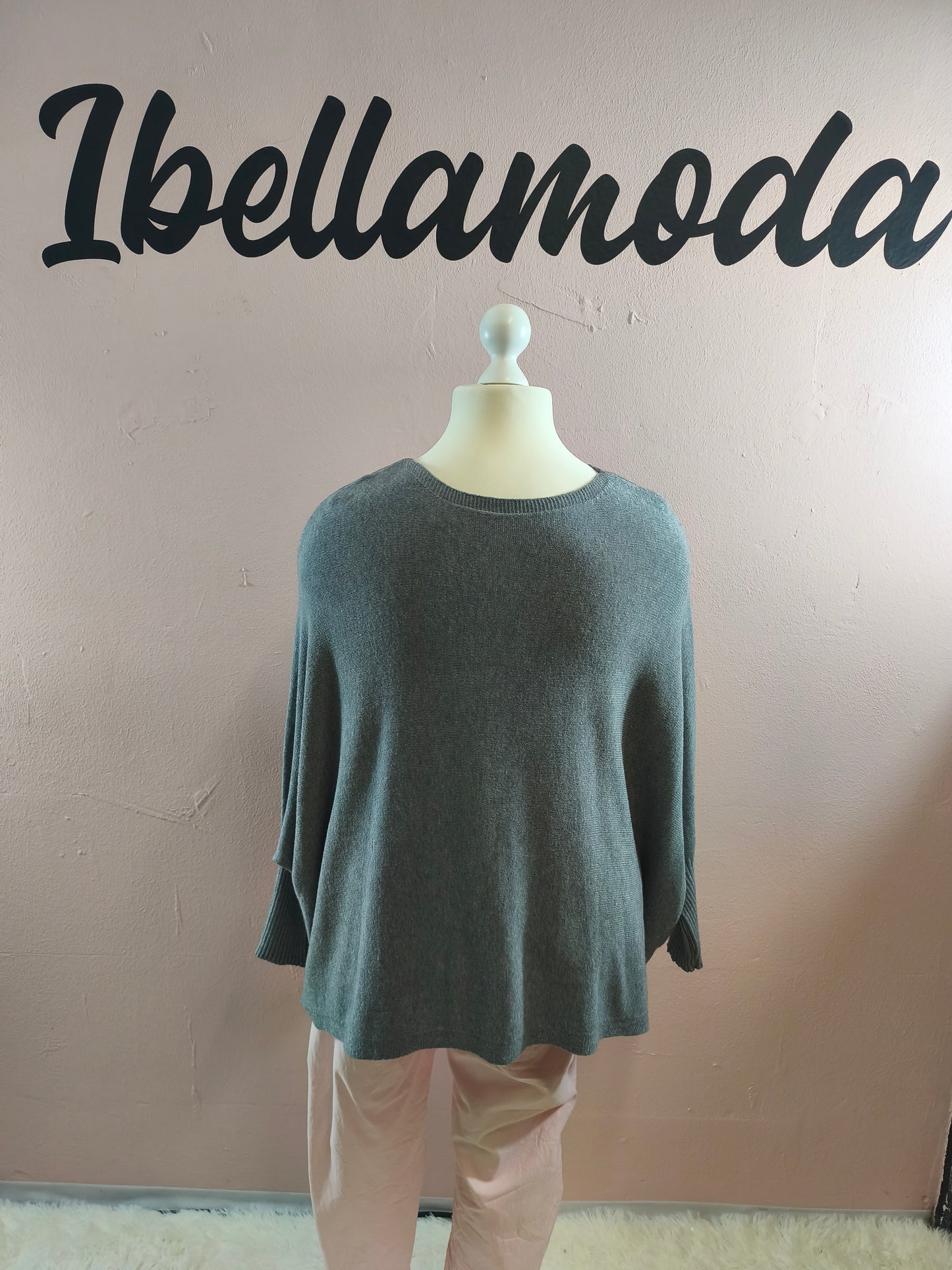 Fledermaus Feinstrick Sweatshirt 8717
