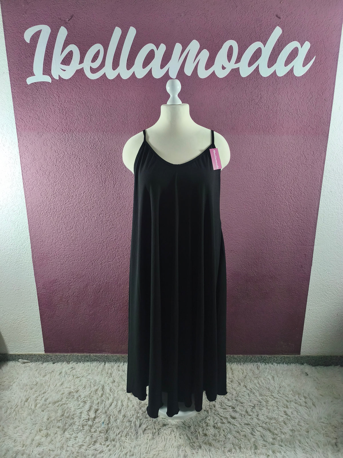 Sommerkleid Maxi Uni 5578