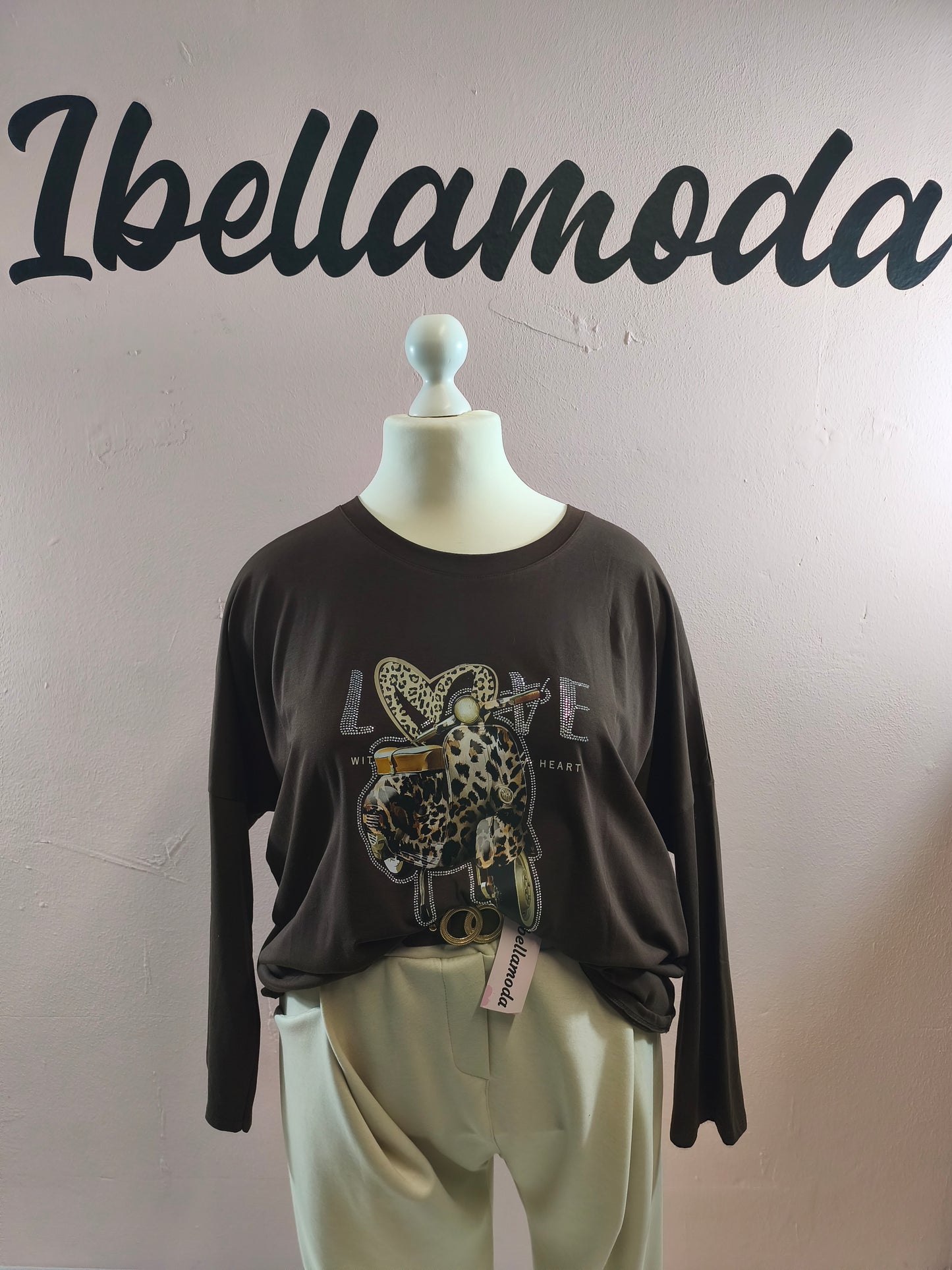 Sweatshirt Strass Vespa 230045